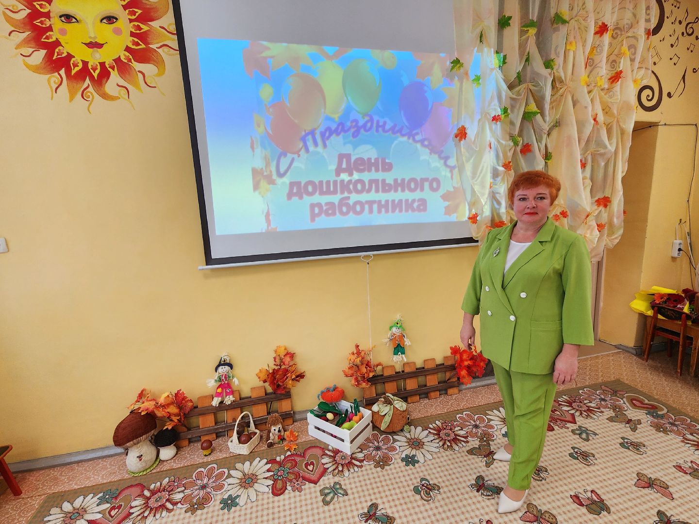 Чехов, гимназия 2, дошкольное отделение, День воспитателя, музыкальный работник, Ирина Первова, поздравления, торжественное мероприятие,