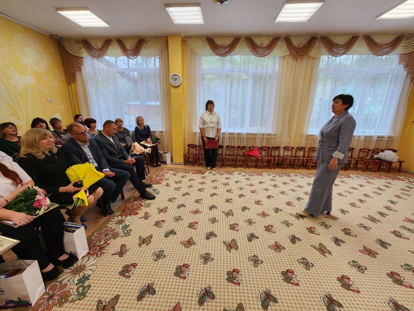 Чехов, гимназия 2, дошкольное отделение, День воспитателя, музыкальный работник, Ирина Первова, поздравления, торжественное мероприятие,