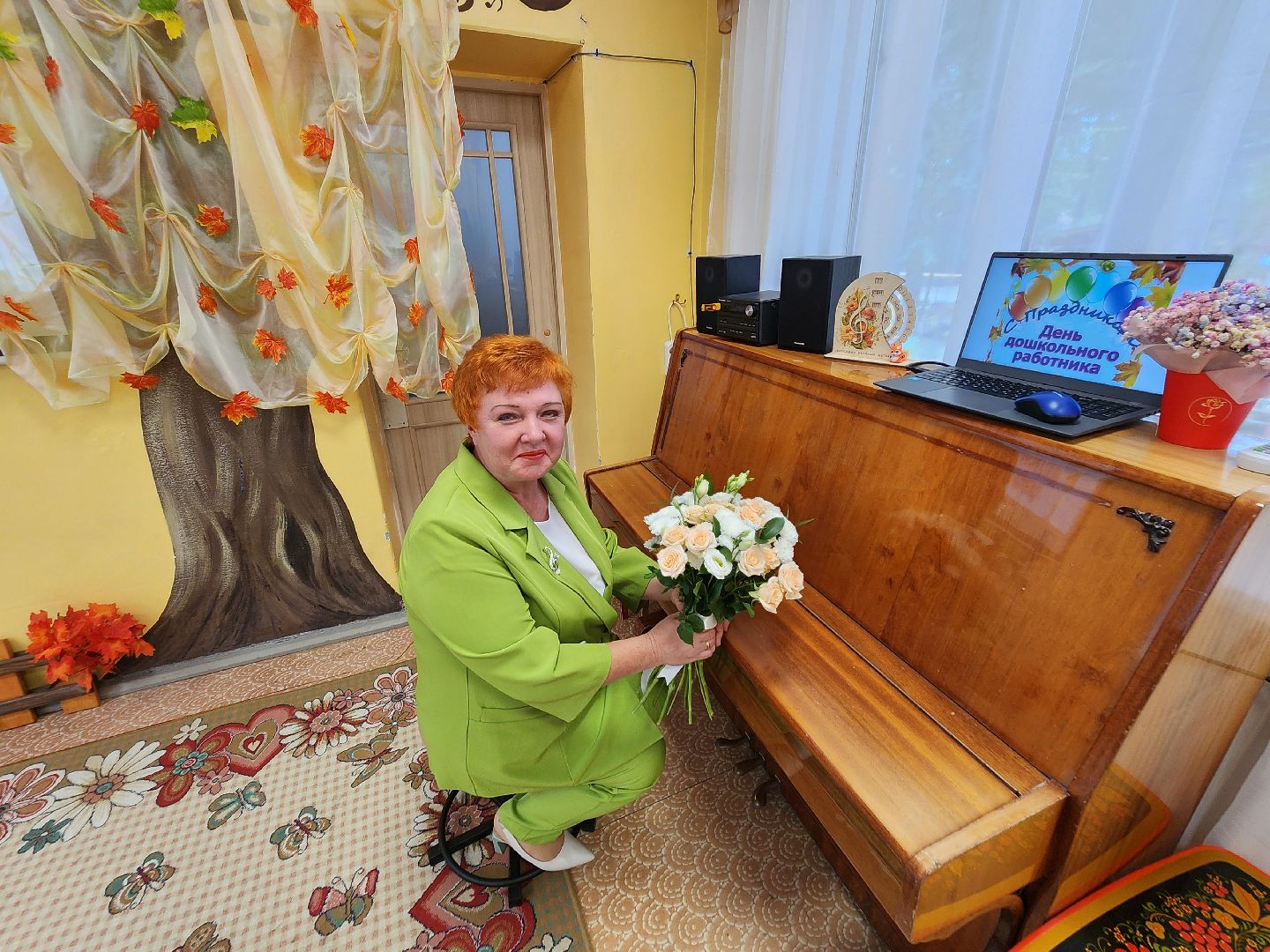 Чехов, гимназия 2, дошкольное отделение, День воспитателя, музыкальный работник, Ирина Первова, поздравления, торжественное мероприятие,