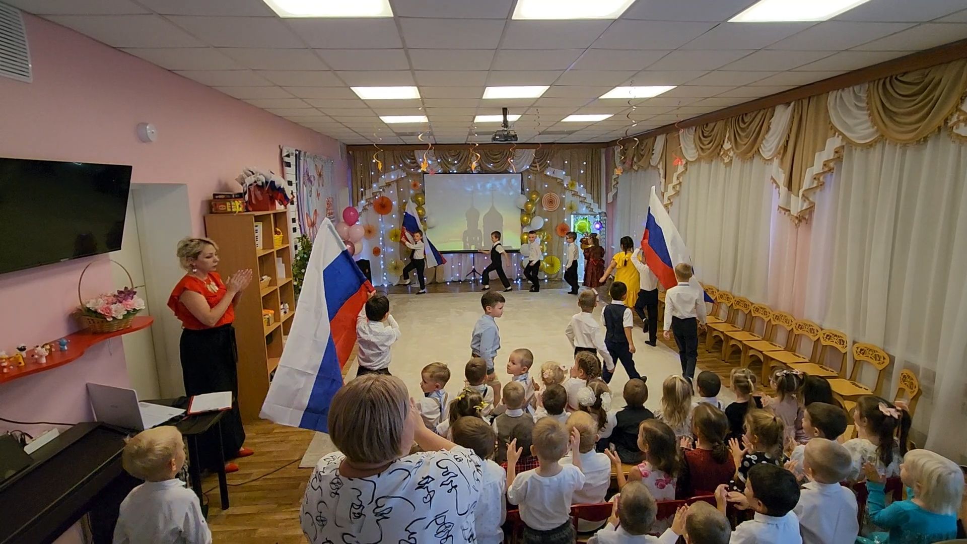 детский сад конфетти-совхоз, Праздник в детском саду, Бронницы, День дошкольного работника,