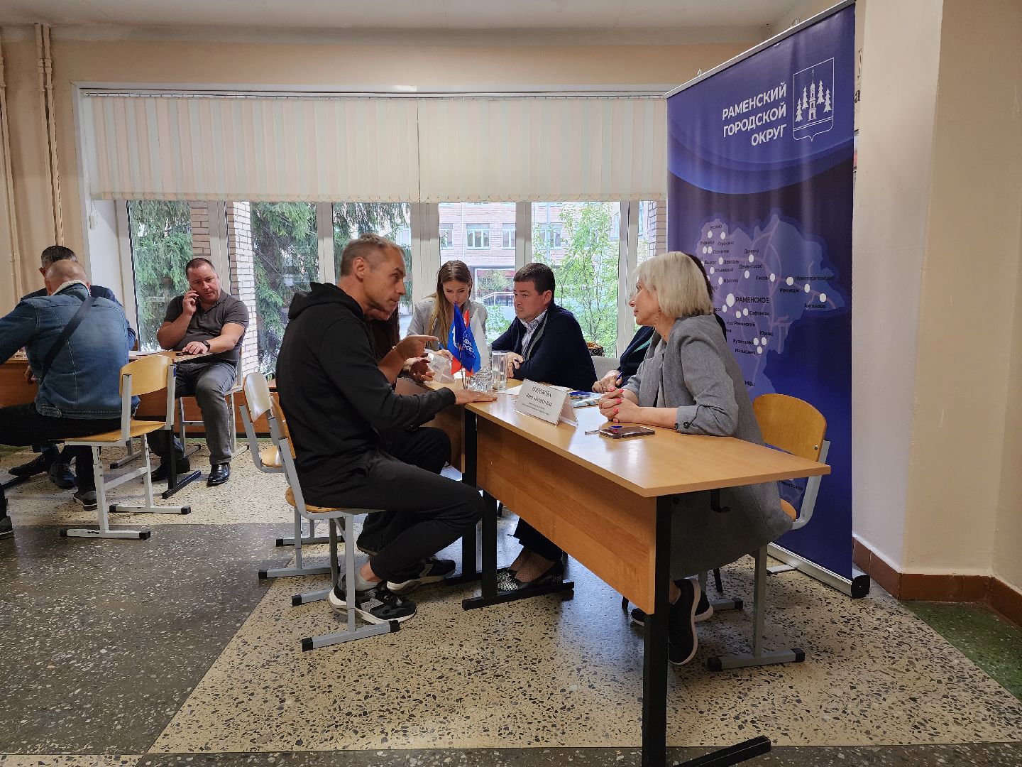 раменское, общество, выездная администрация, встреча в раменской средней школе 21,