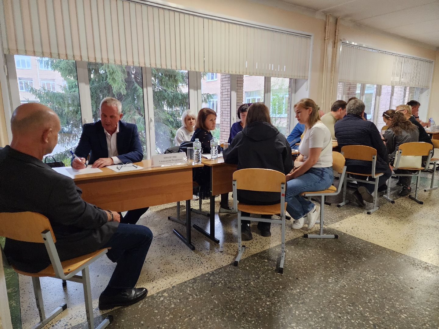 раменское, общество, выездная администрация, встреча в раменской средней школе 21,