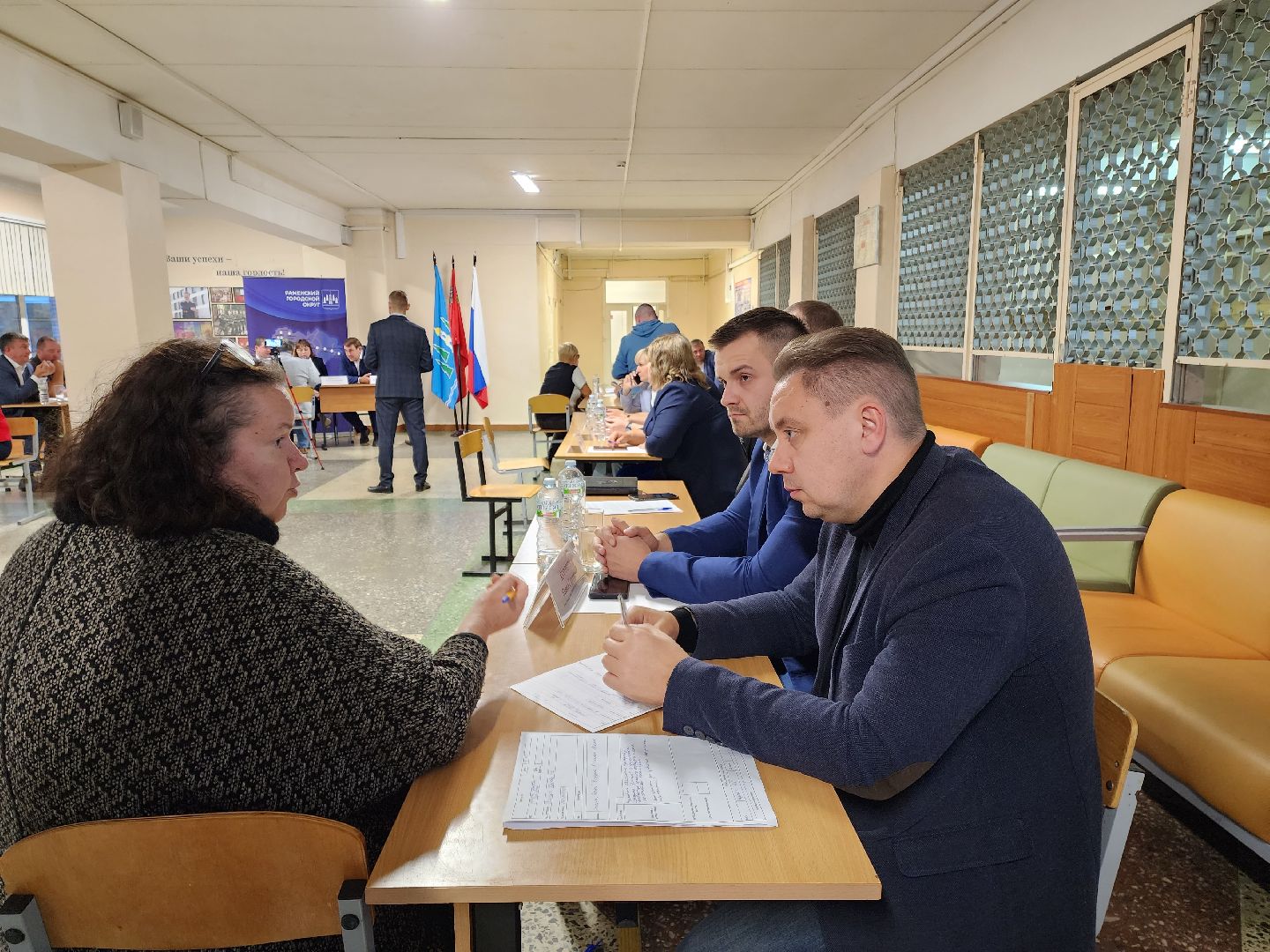 раменское, общество, выездная администрация, встреча в раменской средней школе 21,