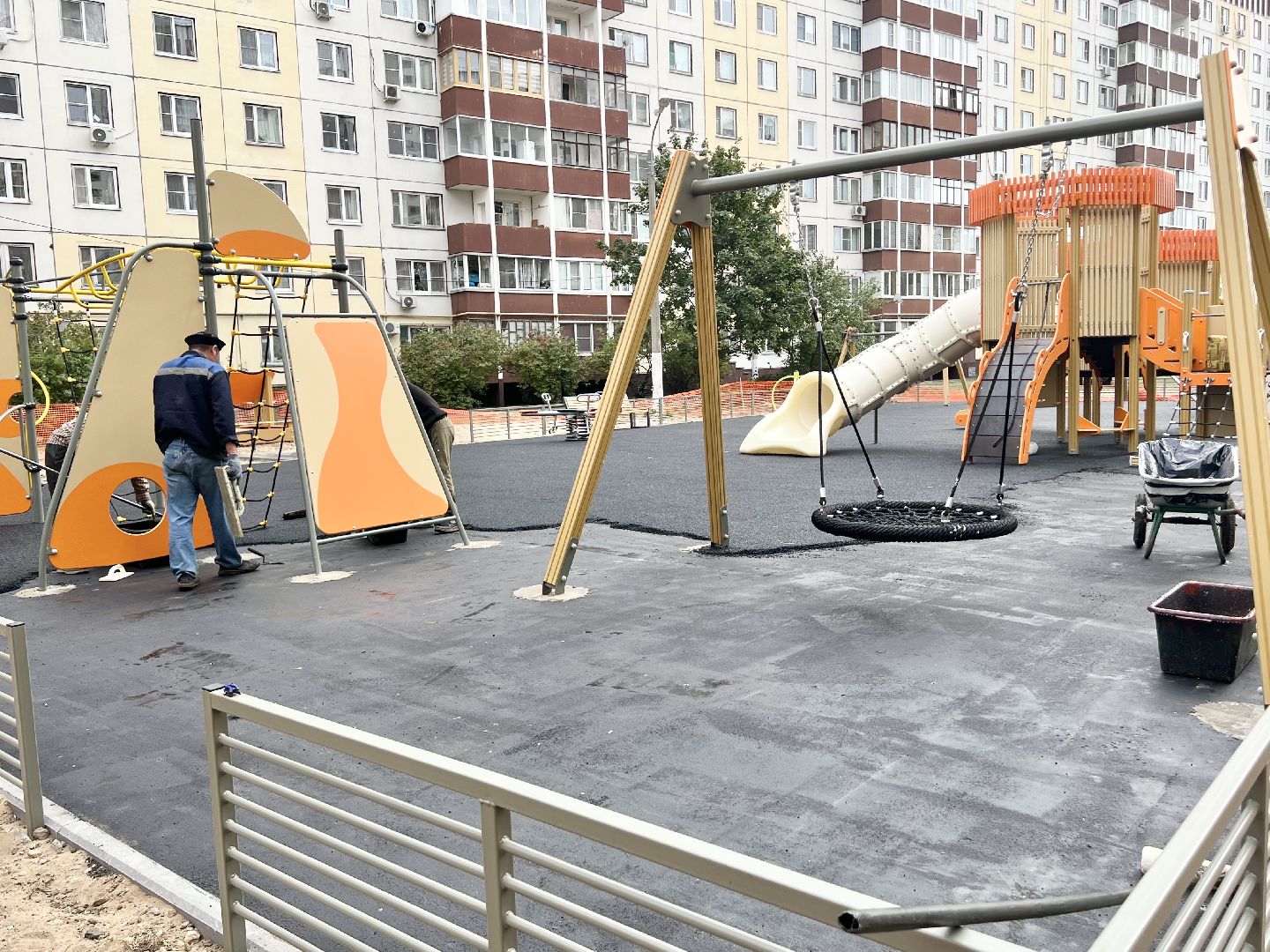 подмосковье, Балашиха, губернаторская площадка, детские игровые площадки, модернизация детских игровых площадок,