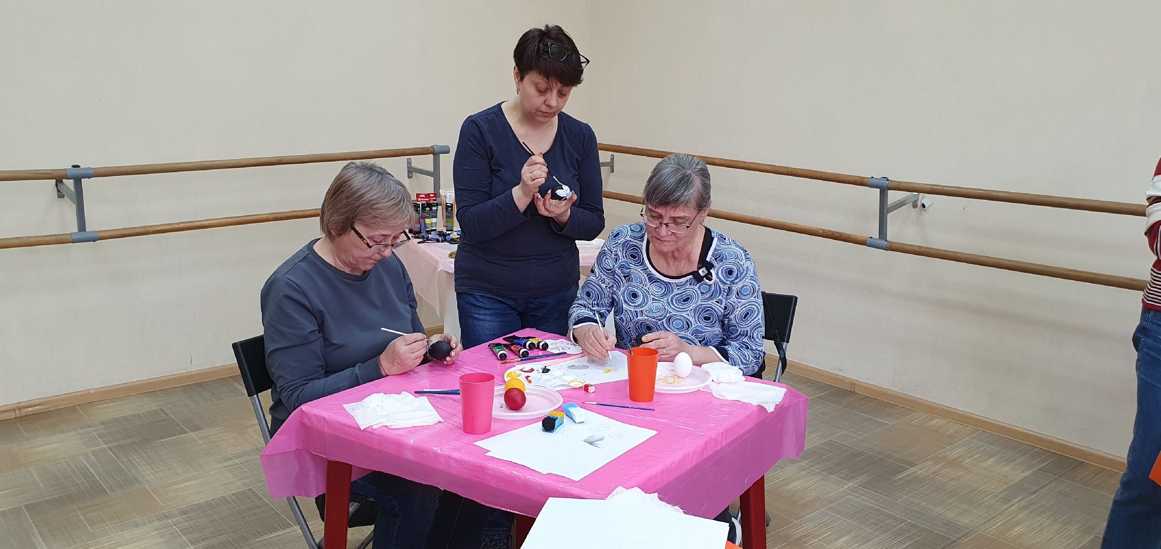 Пасха, роспись, мастер-класс, Дзержинский, Активное долголетие, изобразительное искусство