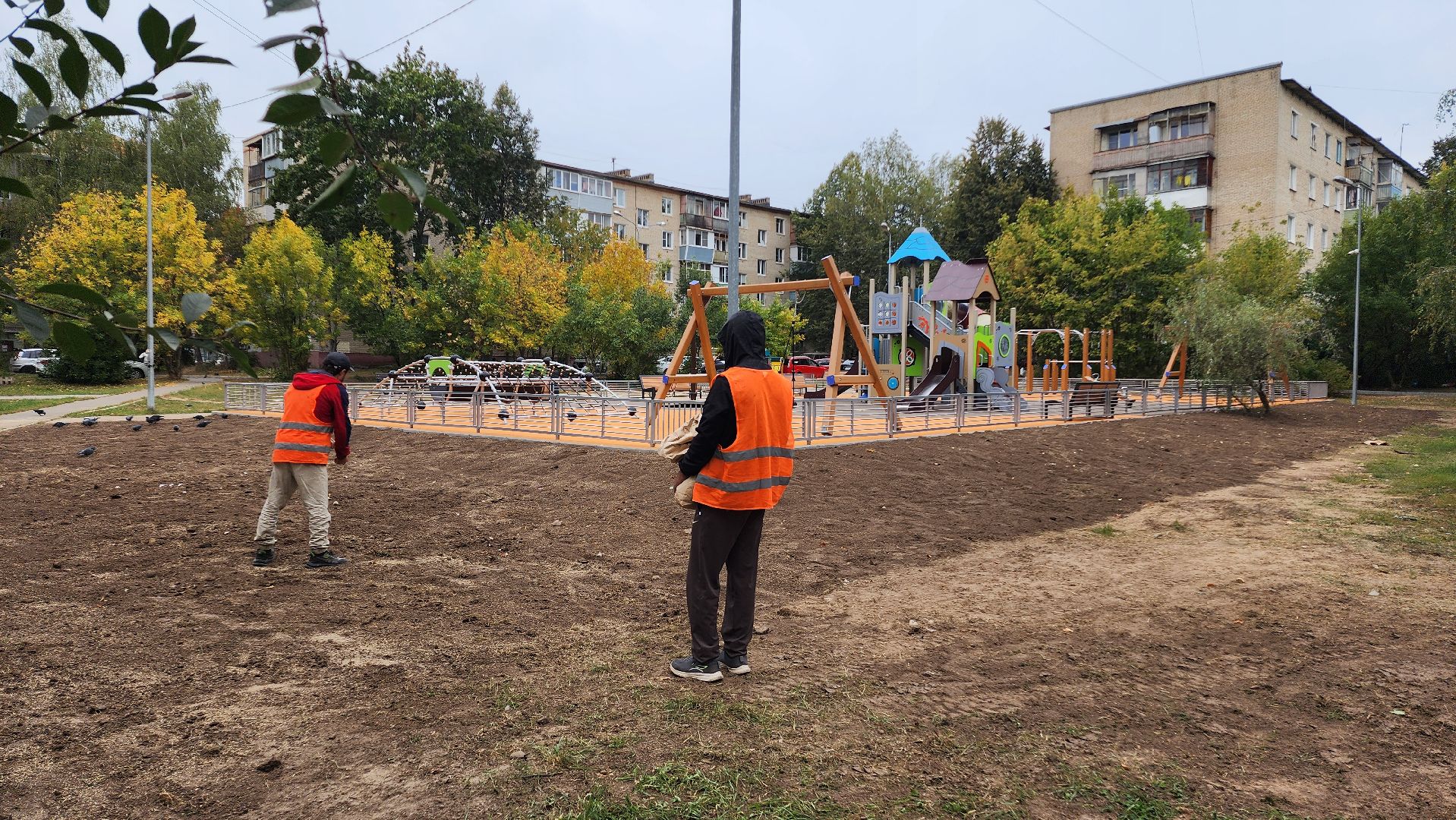 благоустройство, Домодедово, Подмосковье, Детская площадка, программа губернатора,