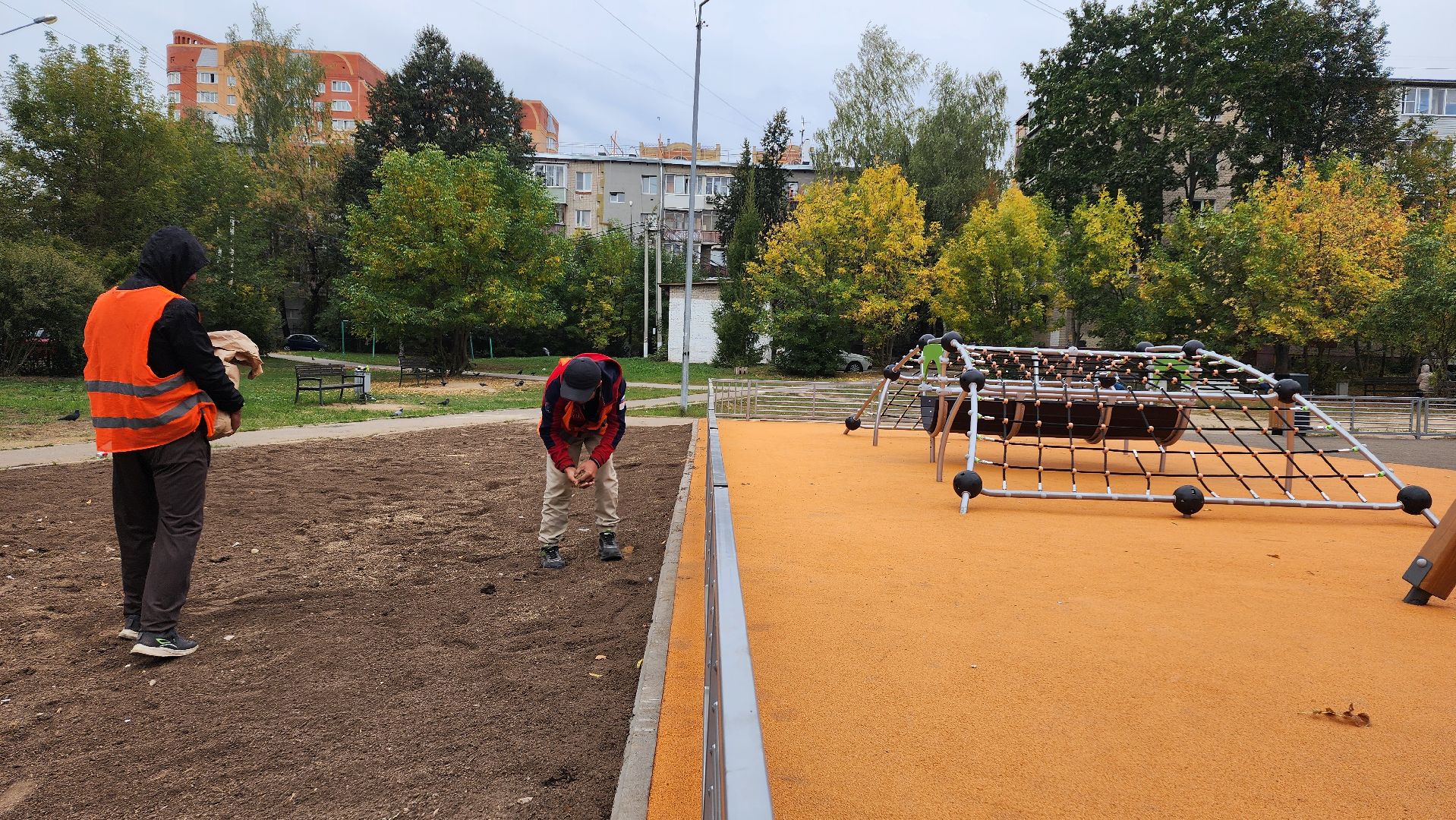 благоустройство, Домодедово, Подмосковье, Детская площадка, программа губернатора,
