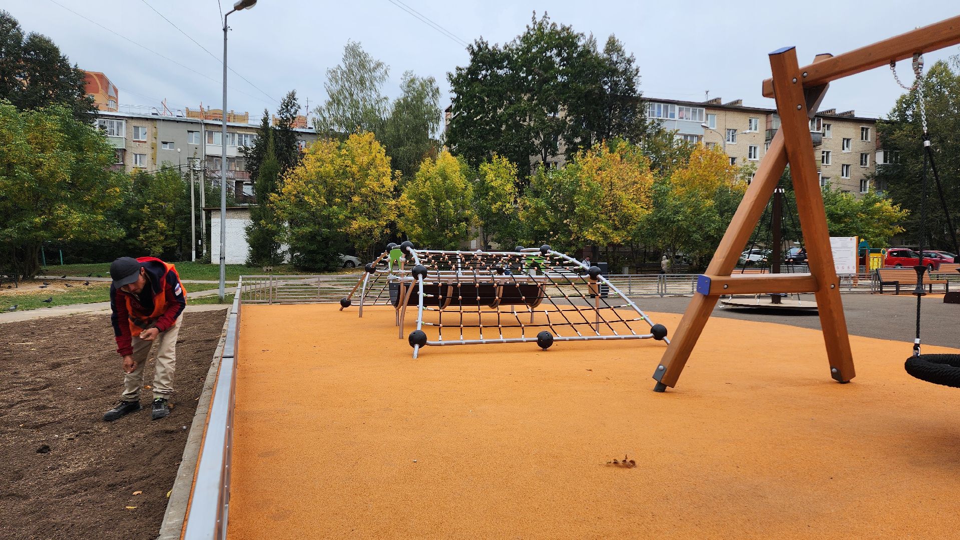 благоустройство, Домодедово, Подмосковье, Детская площадка, программа губернатора,