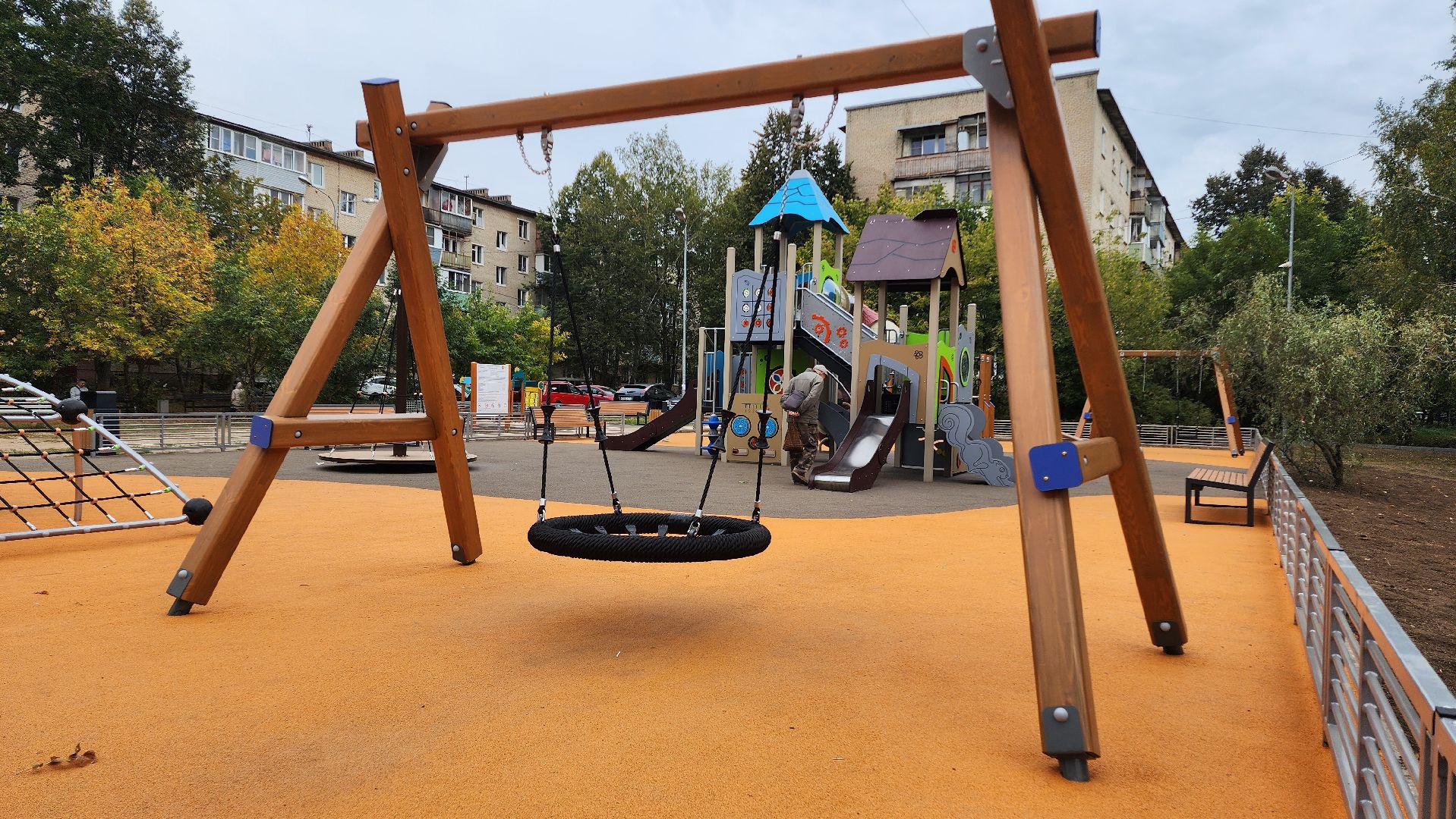 благоустройство, Домодедово, Подмосковье, Детская площадка, программа губернатора,