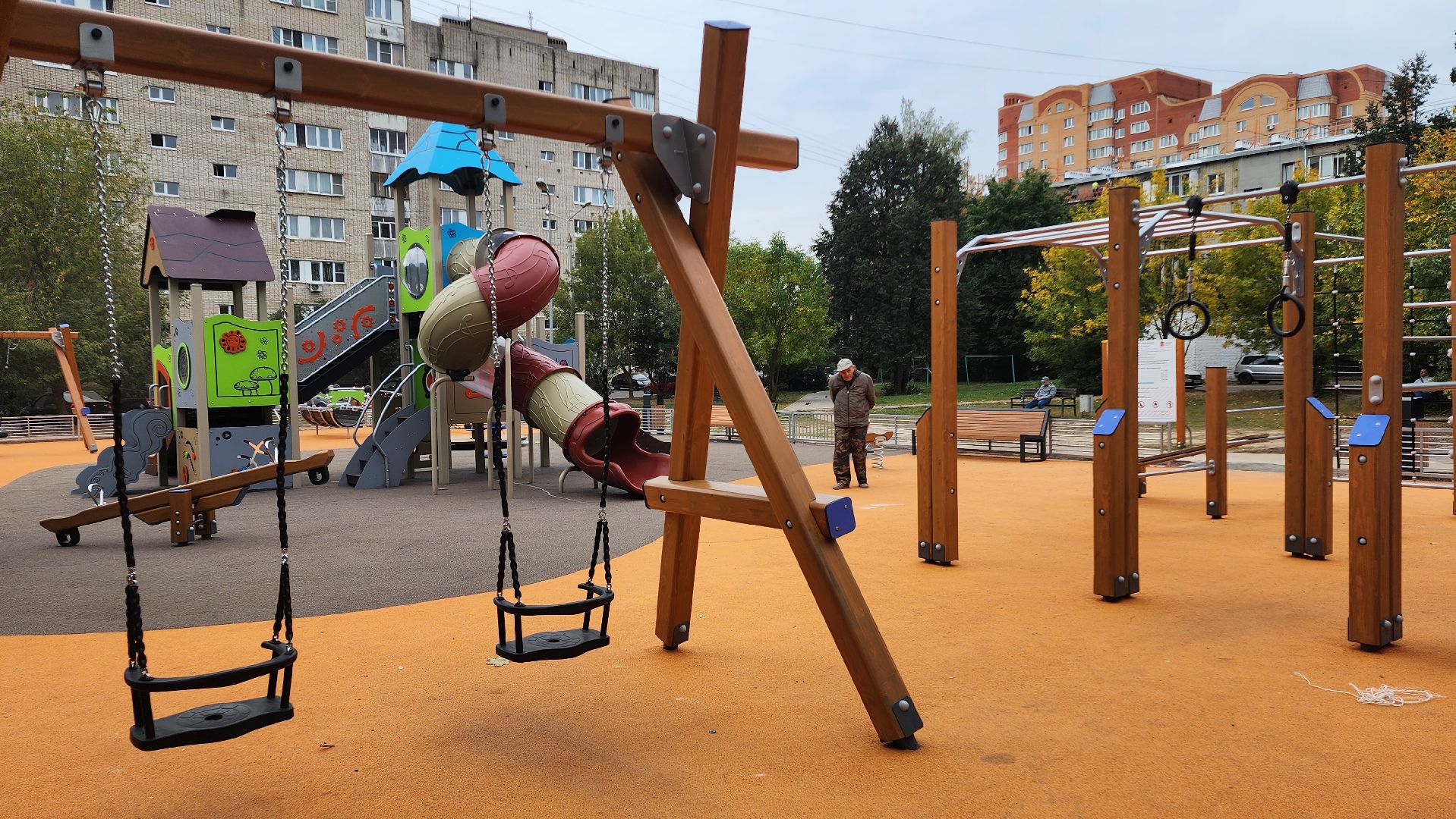 благоустройство, Домодедово, Подмосковье, Детская площадка, программа губернатора,