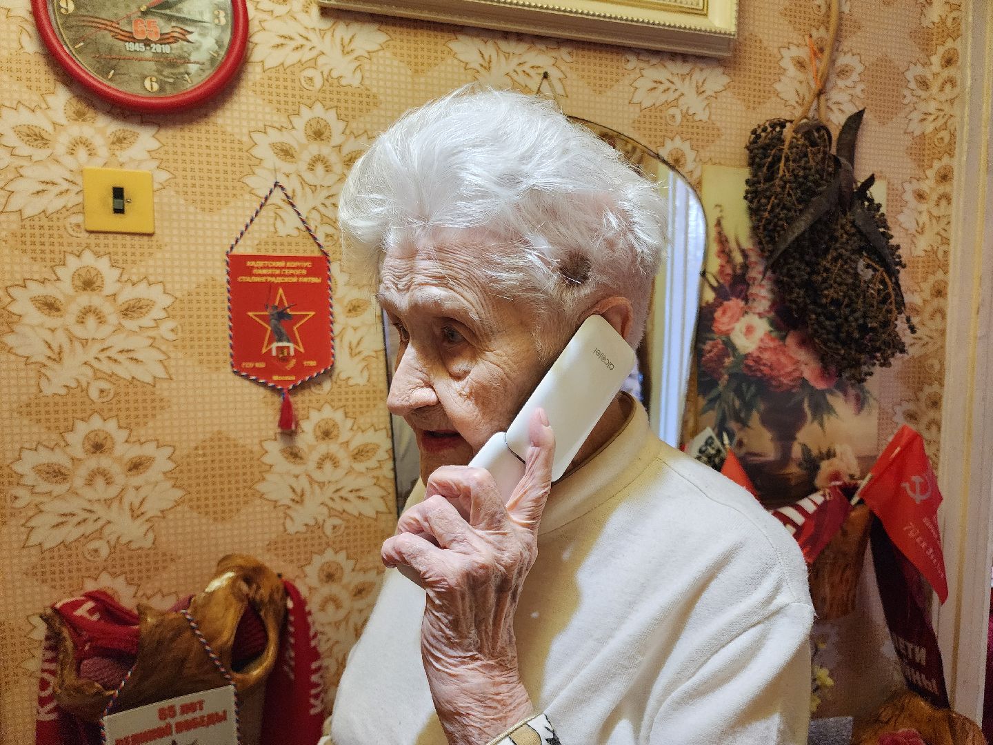 Подольск, ветеран вов, Юбилей, Столетие, Рохлина, Поздравления, день рождения,