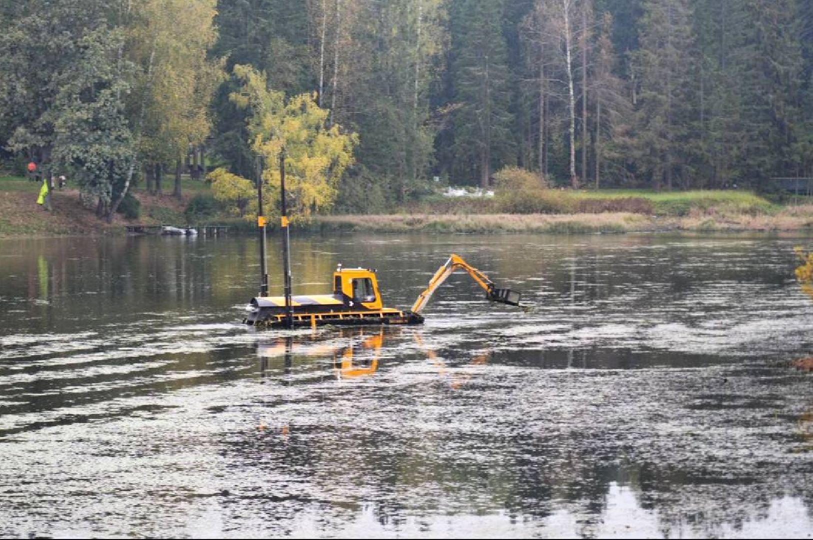 Парки МО, Парки Подмосковья, Лесопарк, Загорское море, Сергиев Посад, Экология, Очистка прудов и озер,