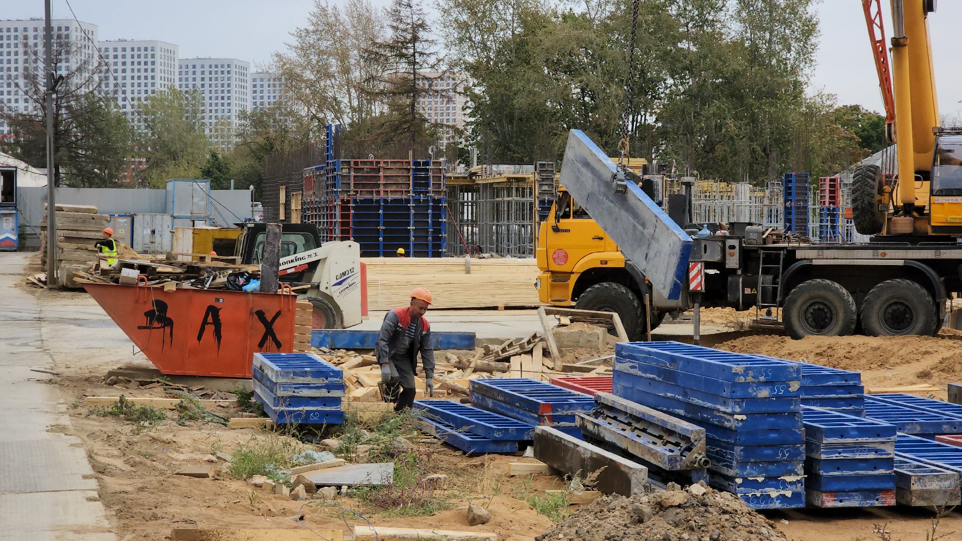 вок, строительство социальных объектов, новая школа,