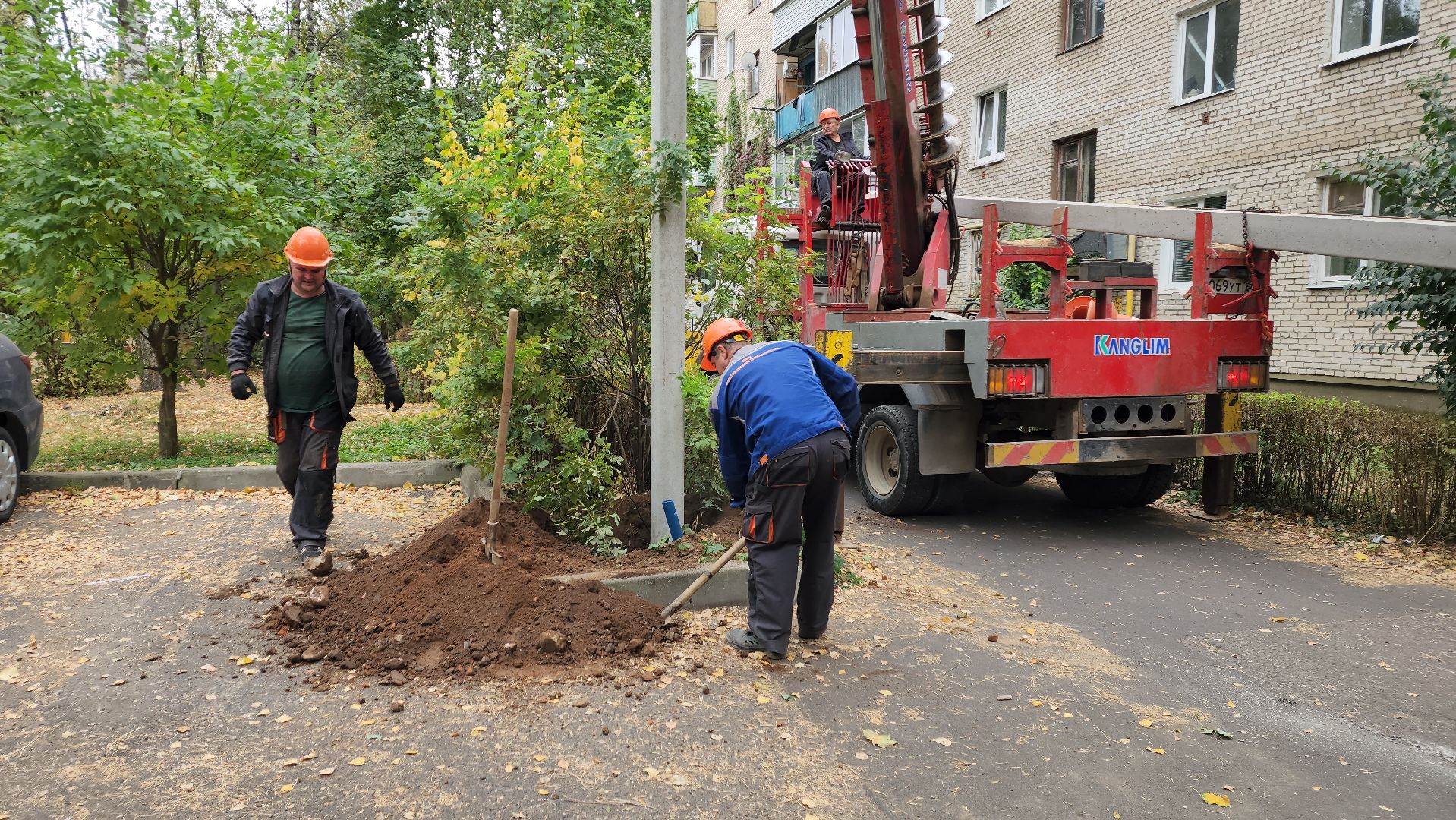 пушкино, опоры уличного освещения, светильник, комплексное благоустройство, электросети,