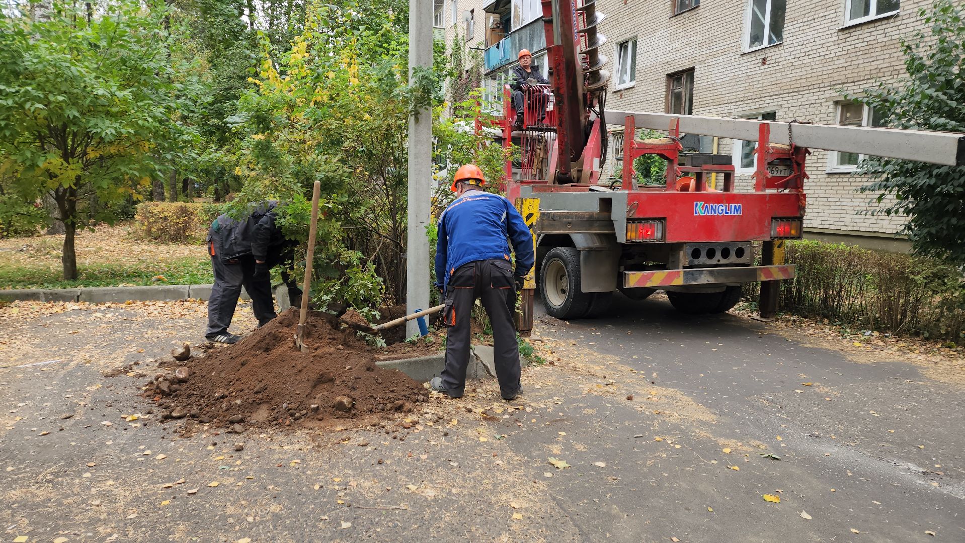 пушкино, опоры уличного освещения, светильник, комплексное благоустройство, электросети,