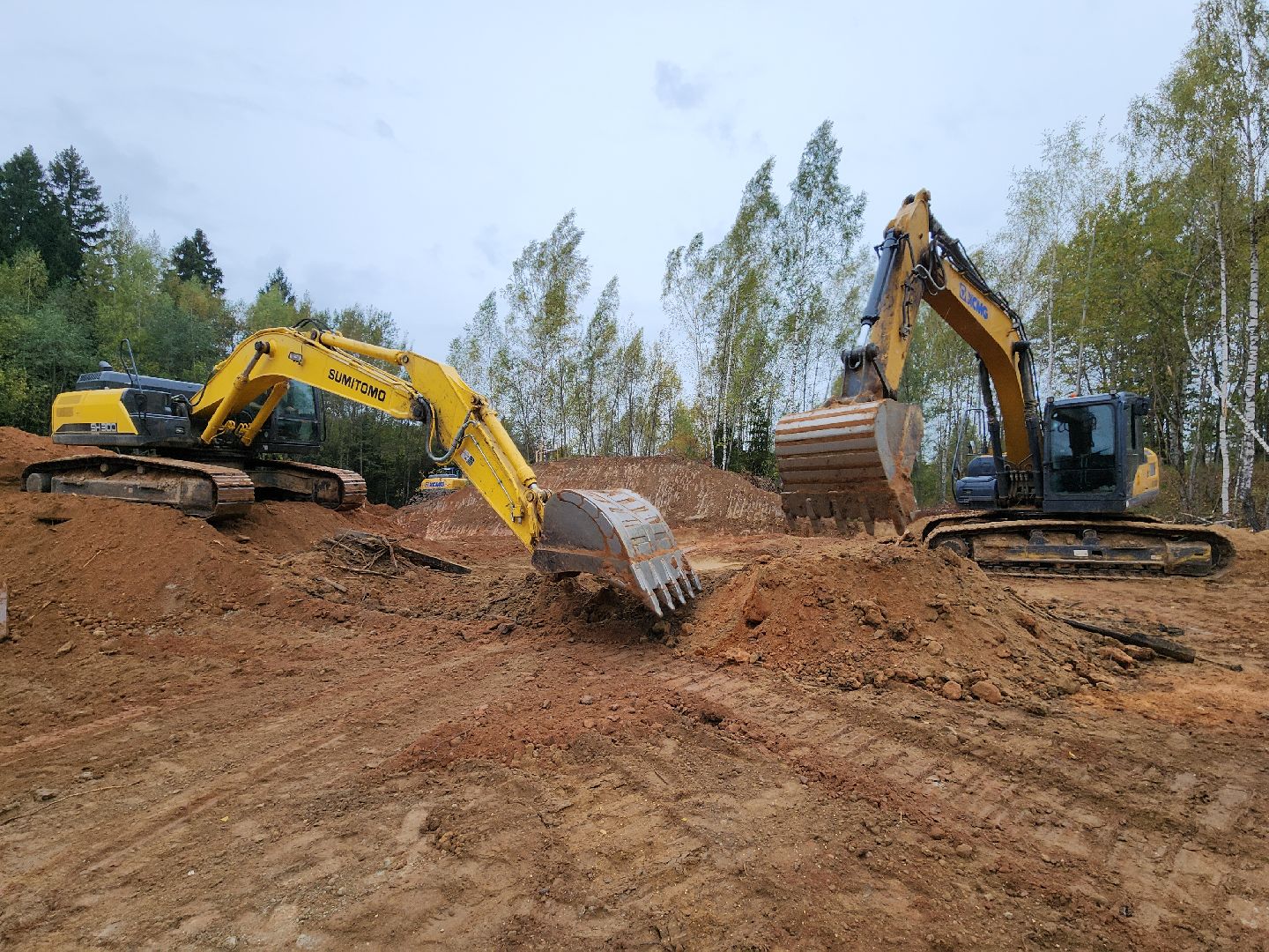 строительство дороги, объездная дорога, тучково, руза, рузский городской округ, подмосковье, московская область,