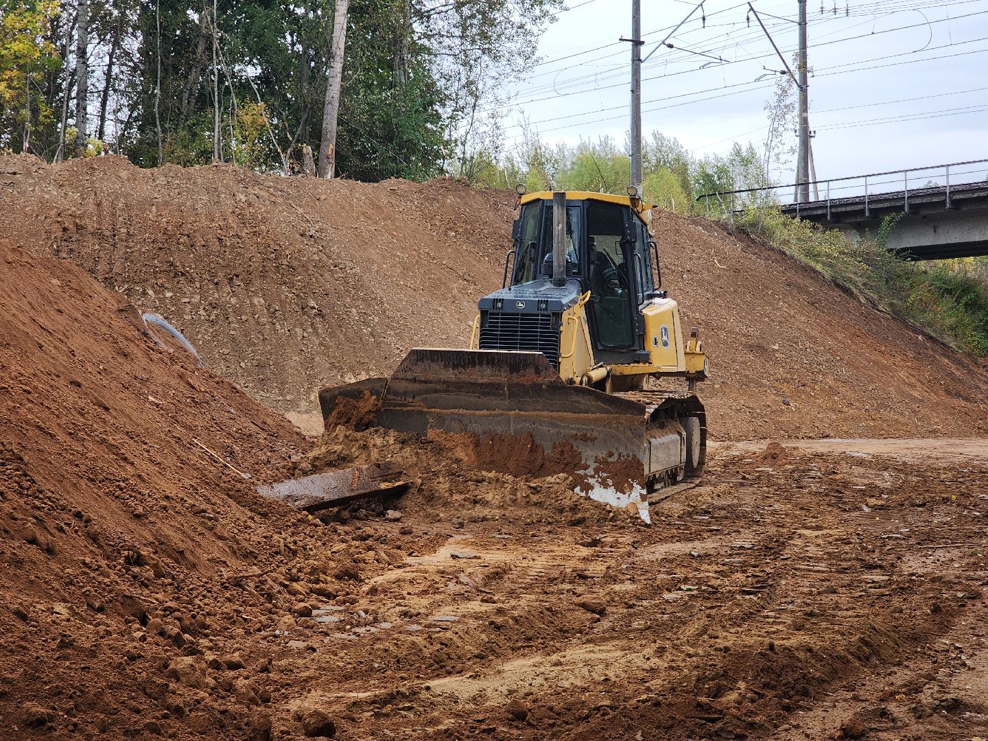 строительство дороги, объездная дорога, тучково, руза, рузский городской округ, подмосковье, московская область,