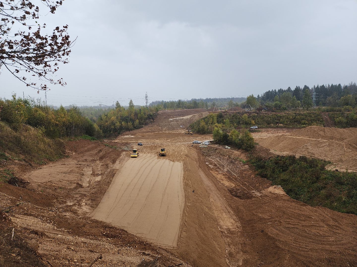 строительство дороги, объездная дорога, тучково, руза, рузский городской округ, подмосковье, московская область,
