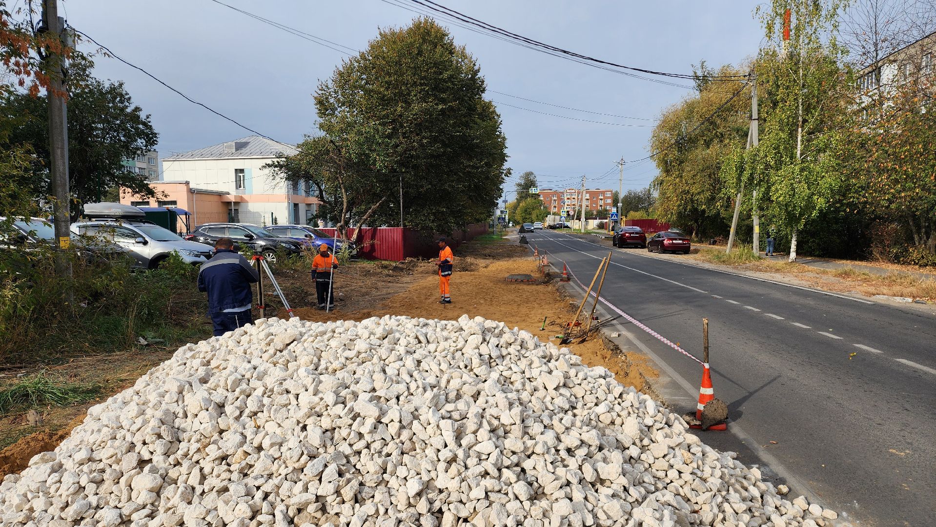 Бронницы, Установка остановки, Остановка общественного транспорта, Остановка на Садовом проезде,