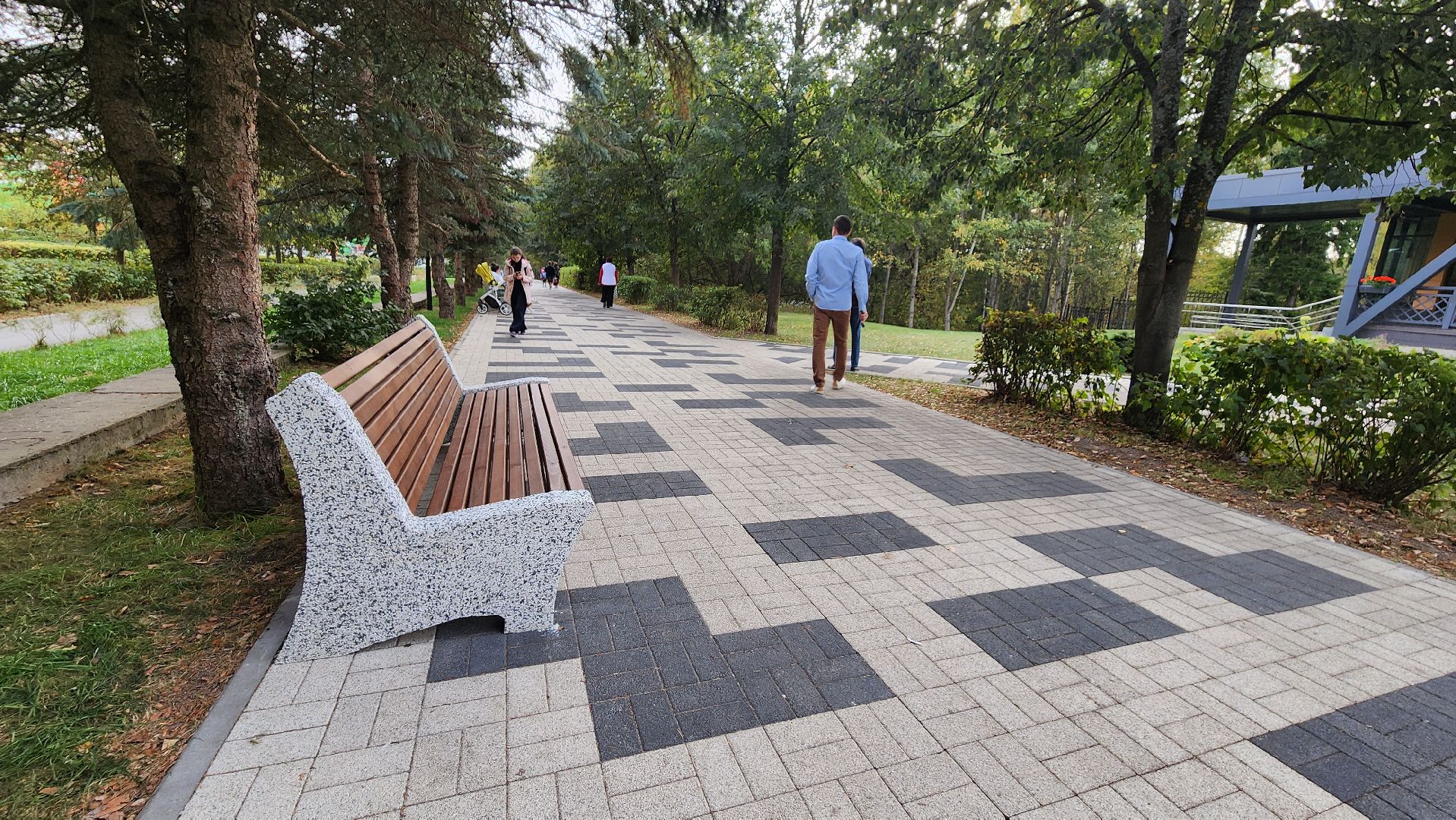 пешеходная улица на ленина, протвино, благоустройство, установка МАФов, комфорт,