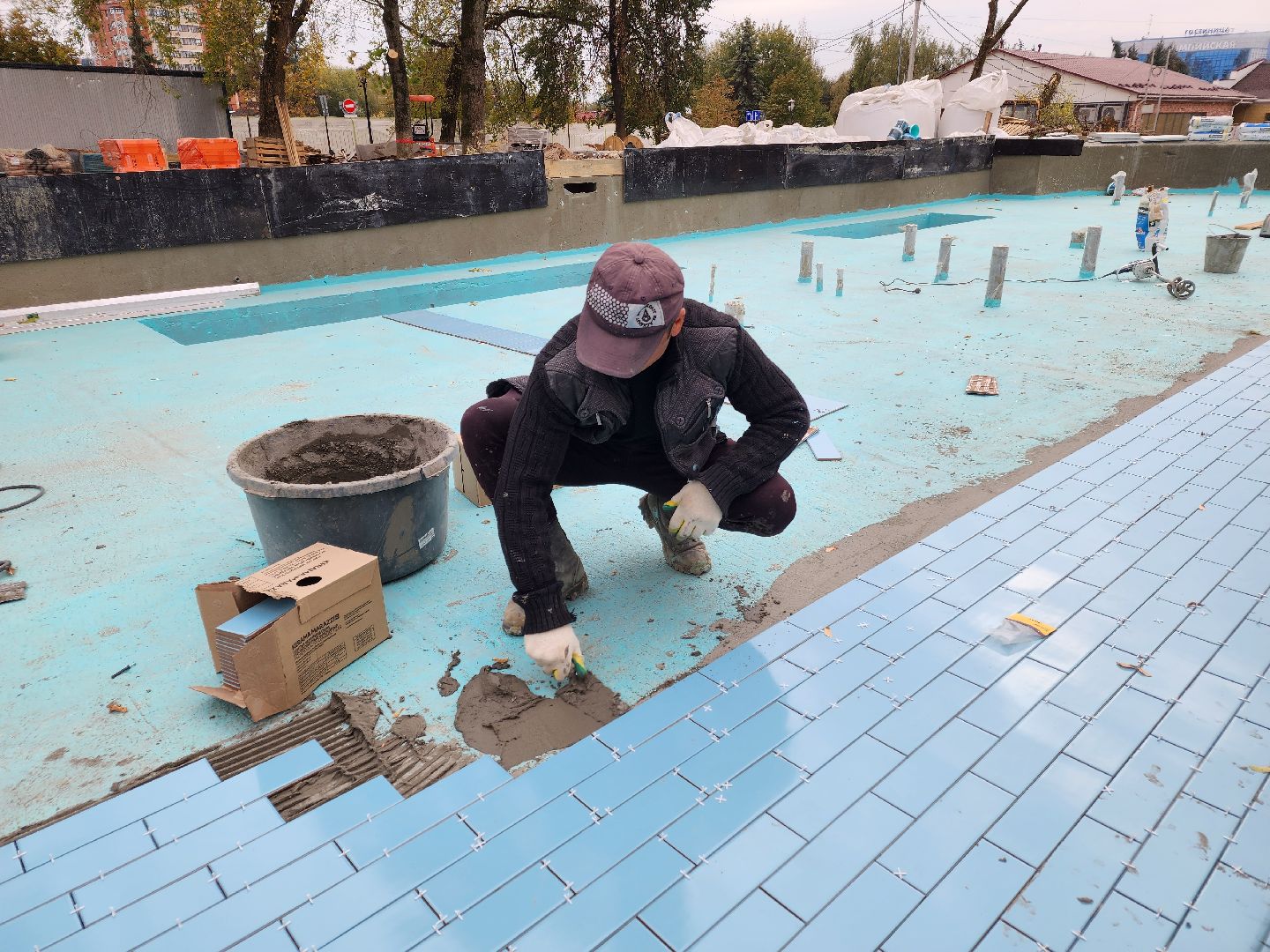 Чехов, бульвар Чехова, реконструкция, благоустройство, строительство, фонтан, малые архитектурные формы, пешеходные дорожки, нацпроект жилье и городская среда, готовность объекта, сквер Чехова,