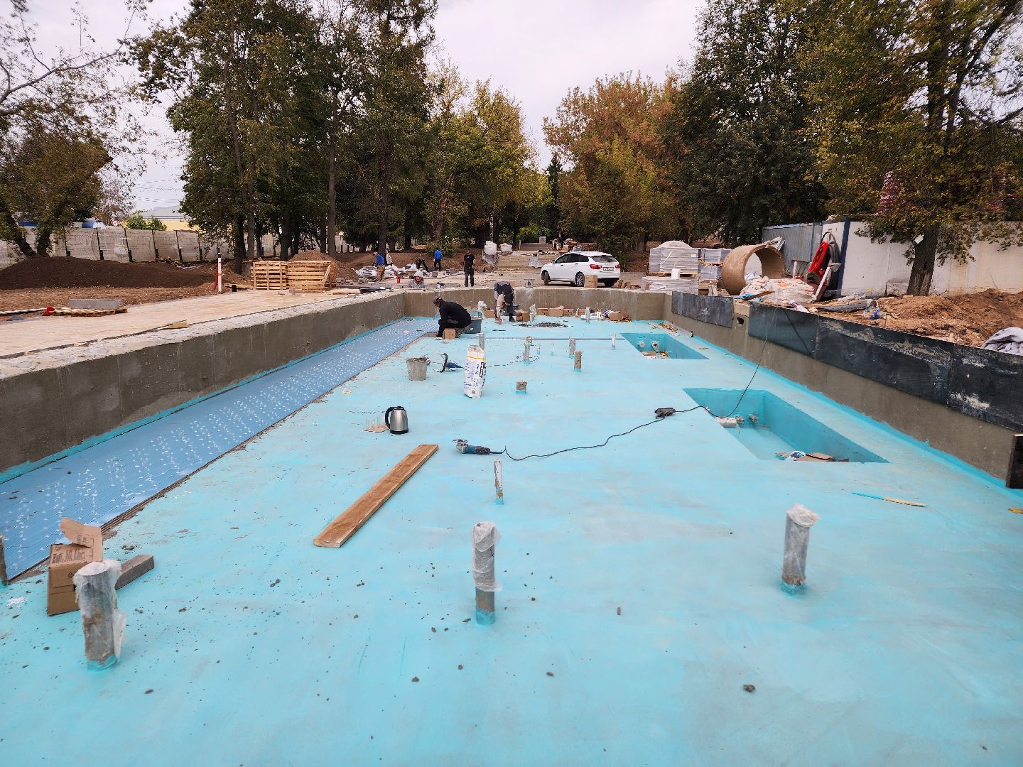 Чехов, бульвар Чехова, реконструкция, благоустройство, строительство, фонтан, малые архитектурные формы, пешеходные дорожки, нацпроект жилье и городская среда, готовность объекта, сквер Чехова,