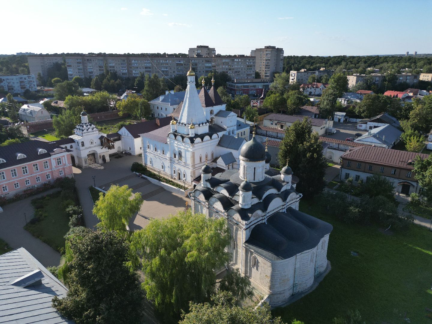 серпухов, монастырь, города, история, видео с коптера,