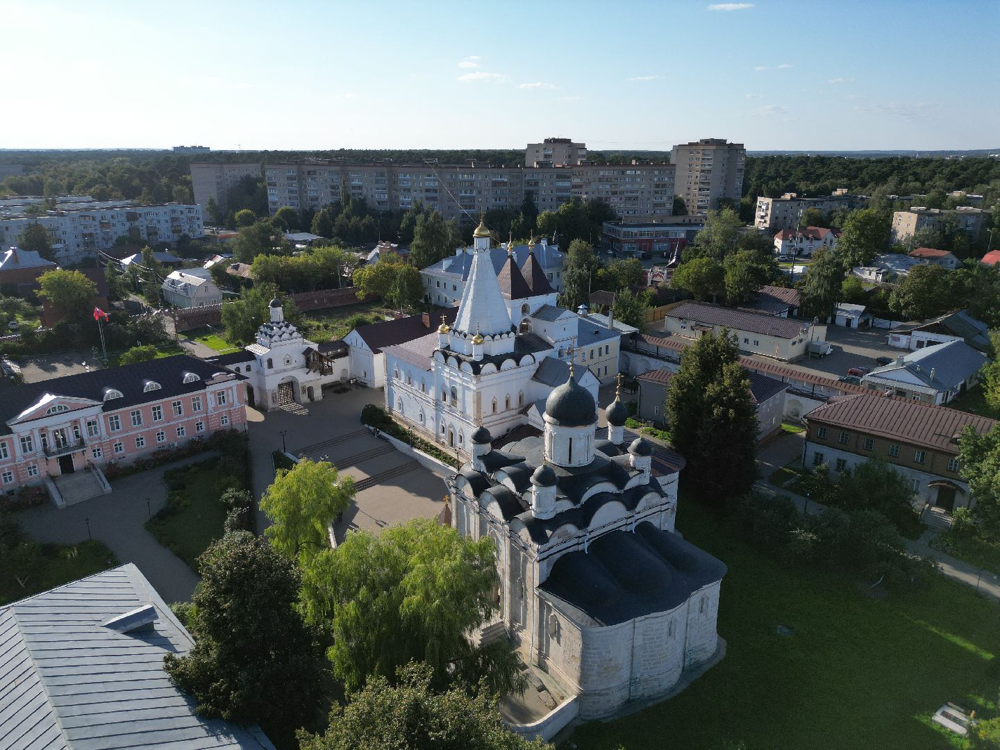 серпухов, монастырь, города, история, видео с коптера,