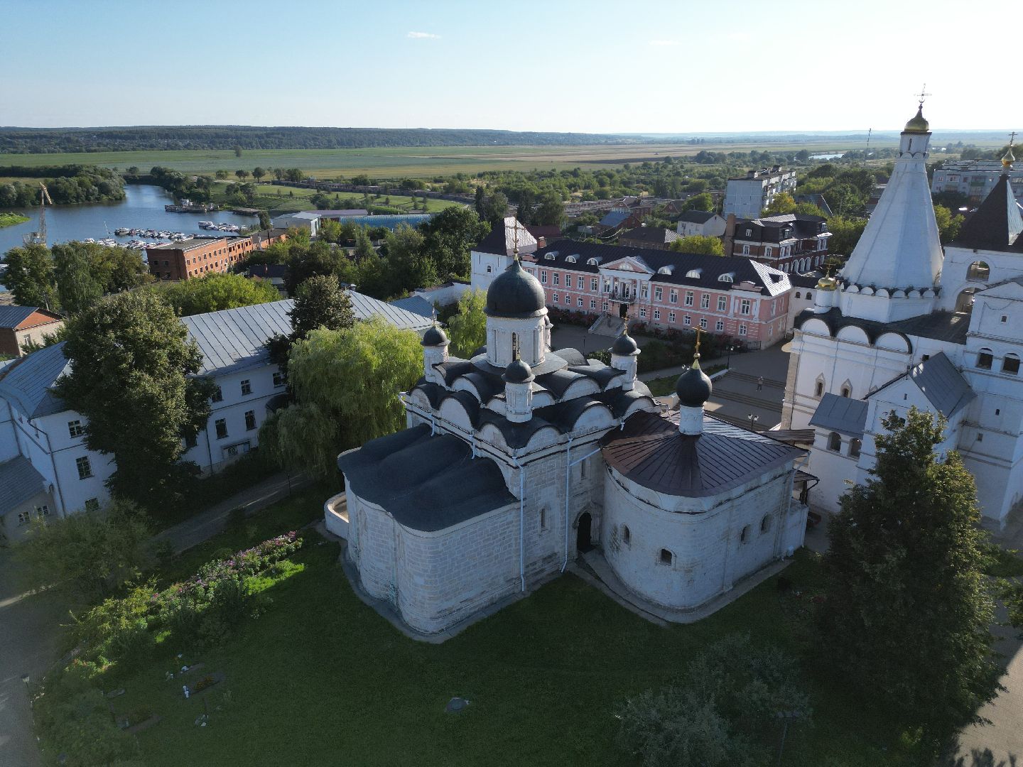 серпухов, монастырь, города, история, видео с коптера,