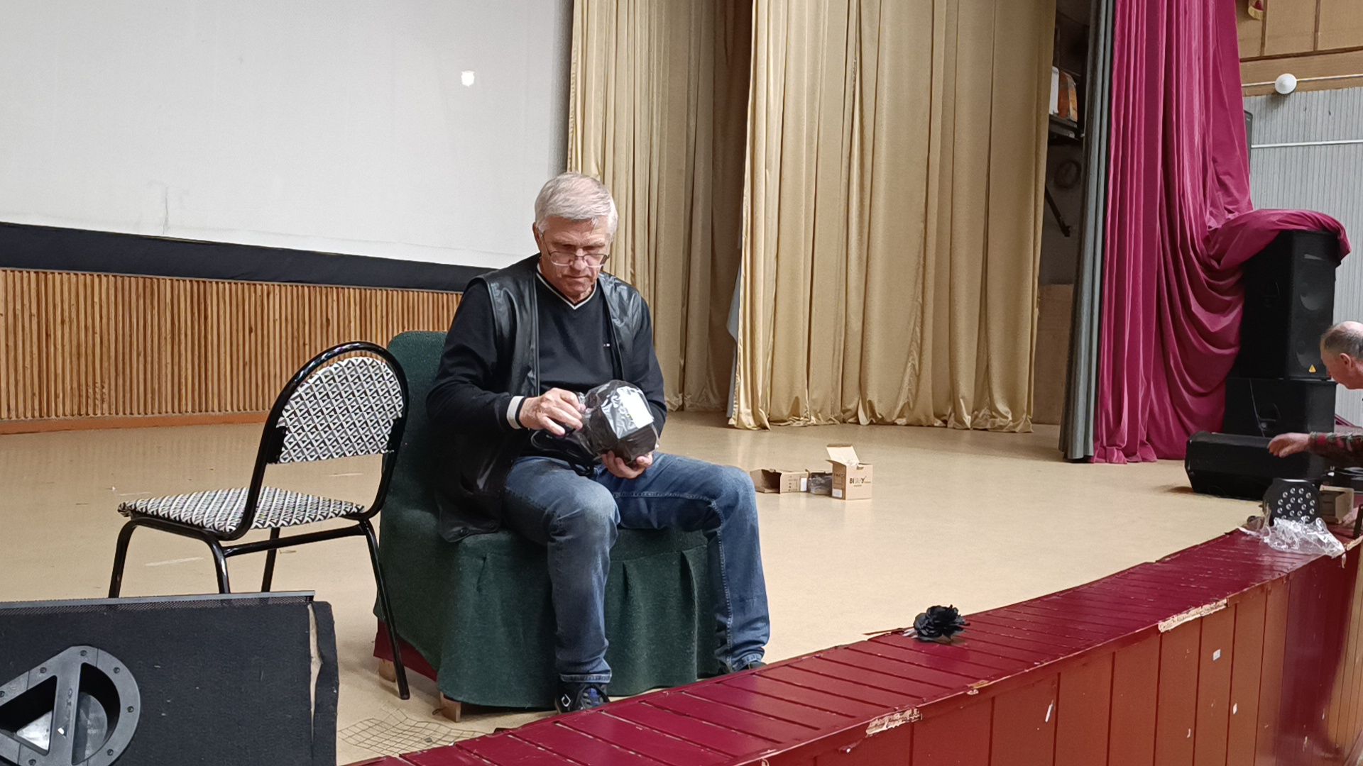 сцена, свет, лобня,