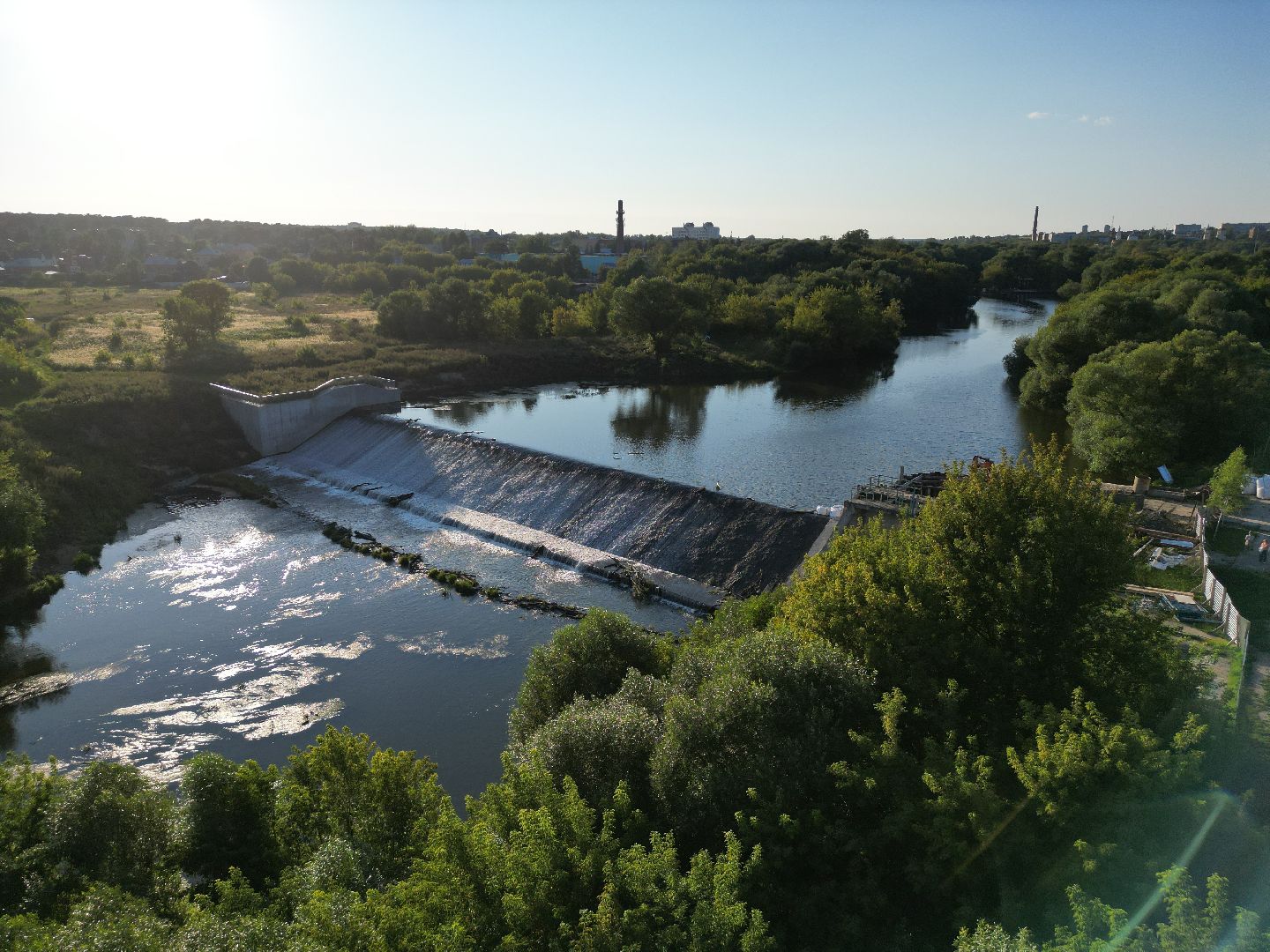 видео с коптера, серпухов, культура, города,