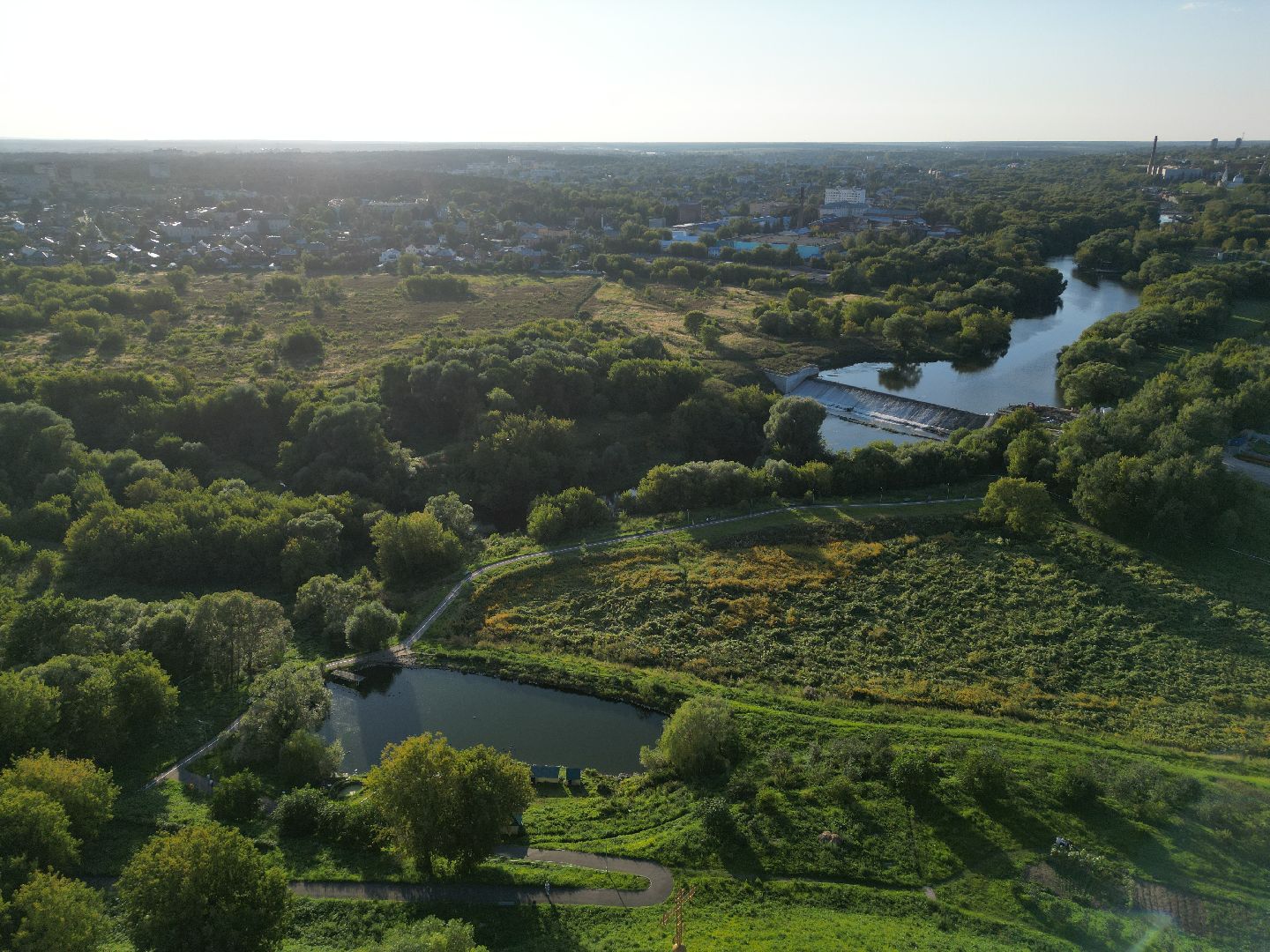 видео с коптера, серпухов, культура, города,