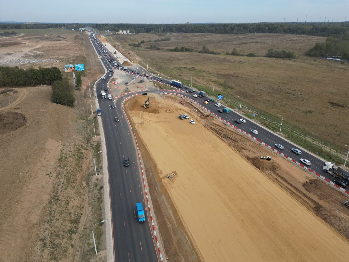 видео с коптера, дорога, трасса,