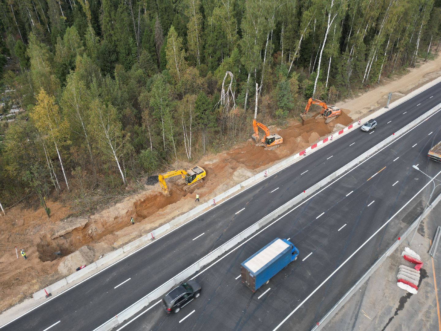 видео с коптера, дорога, трасса,