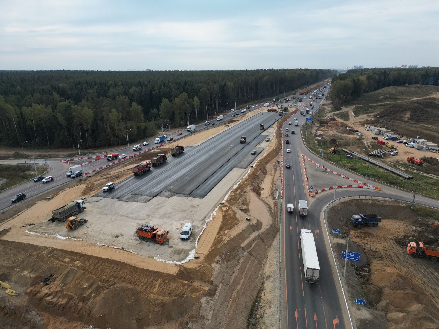 видео с коптера, дорога, трасса,