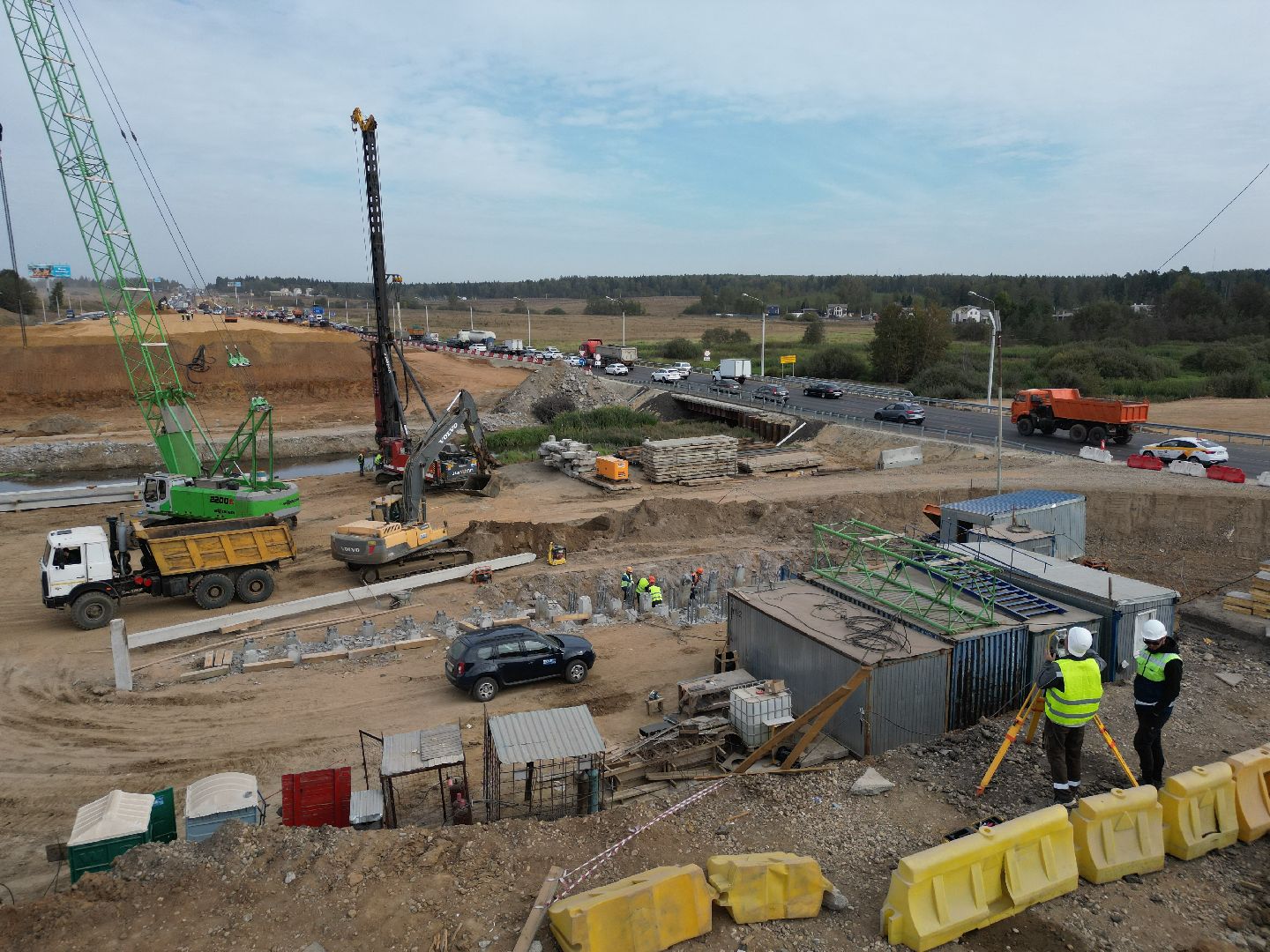 видео с коптера, дорога, трасса,