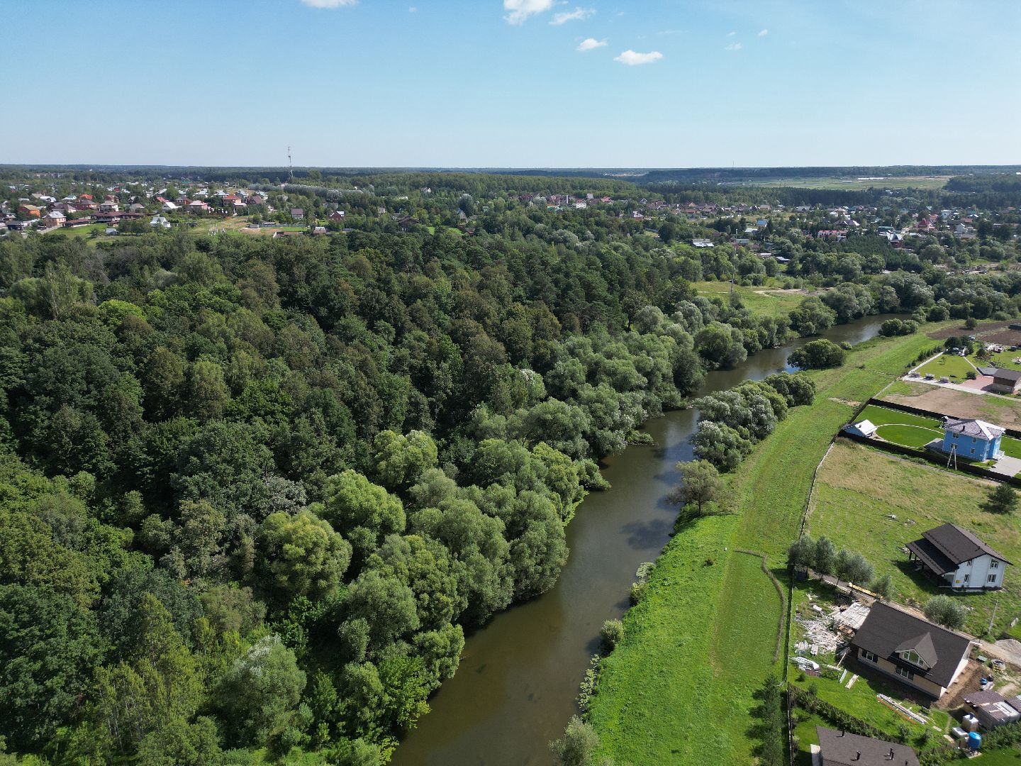 видео с коптера, города, серпухов, культура,