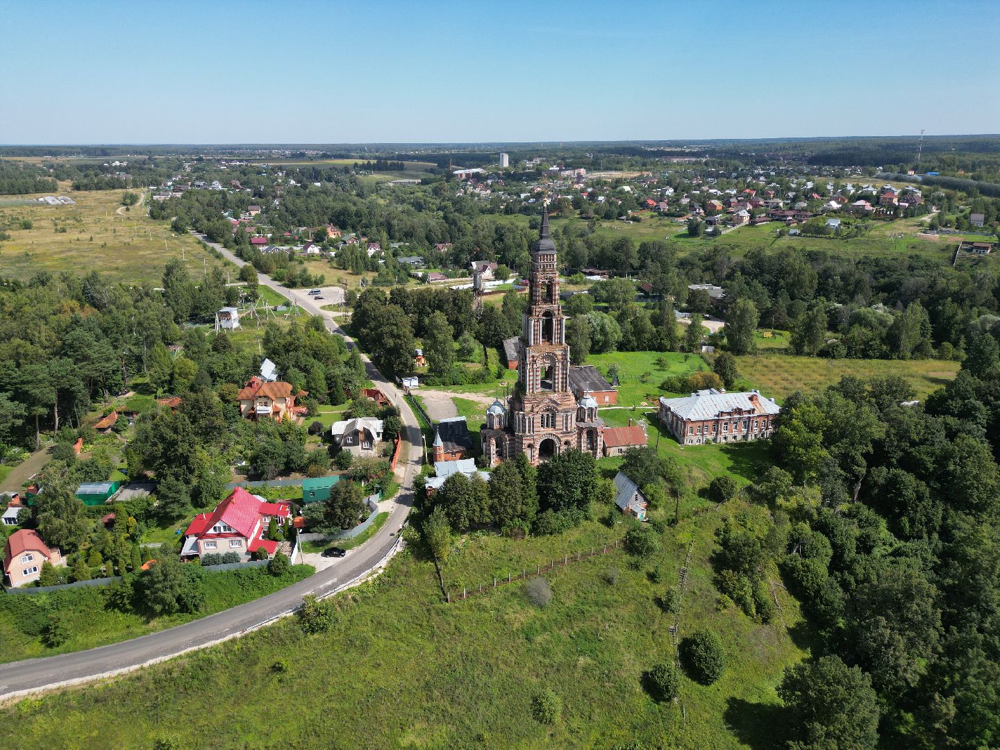 видео с коптера, города, серпухов, культура,