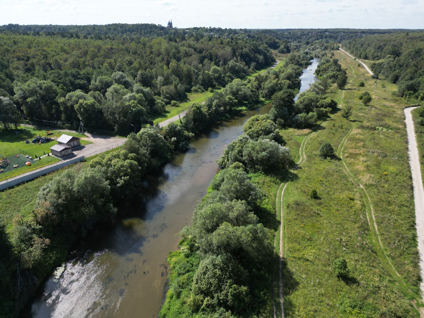видео с коптера, города, серпухов, культура,
