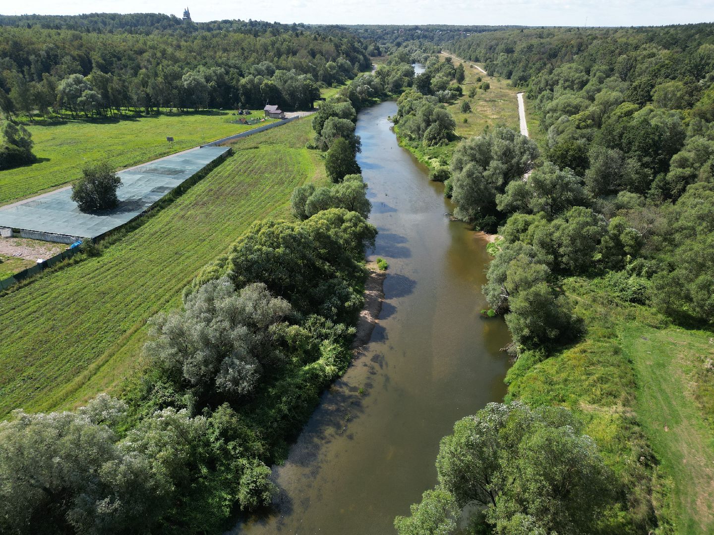 видео с коптера, города, серпухов, культура,