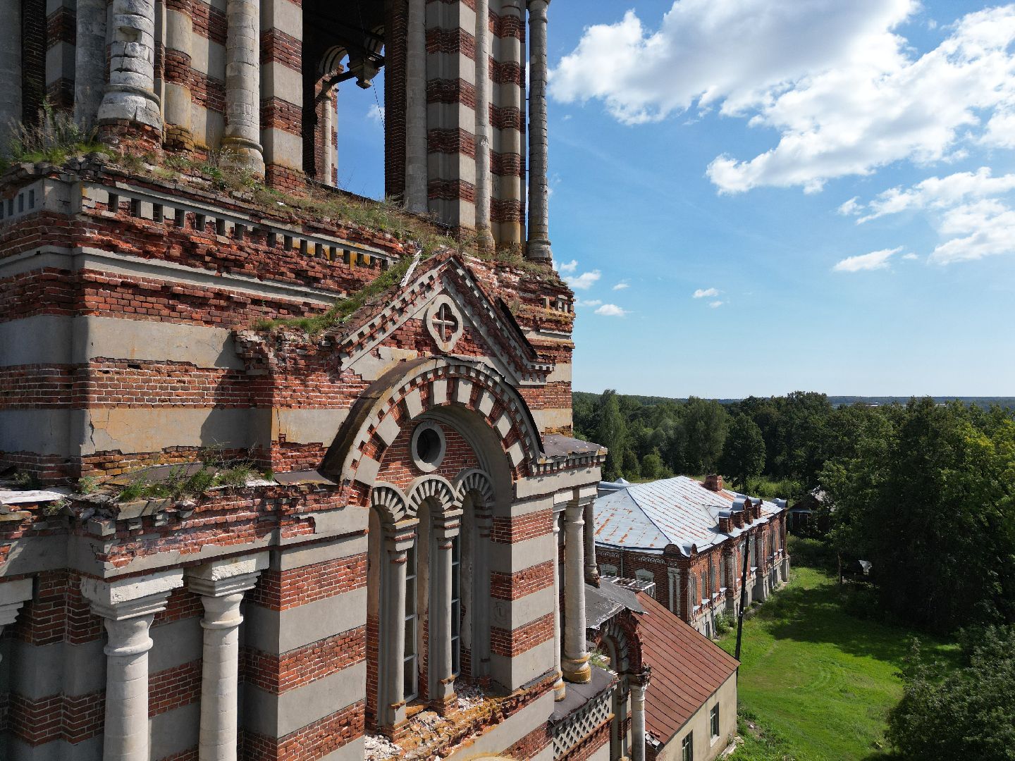 видео с коптера, города, серпухов, культура,