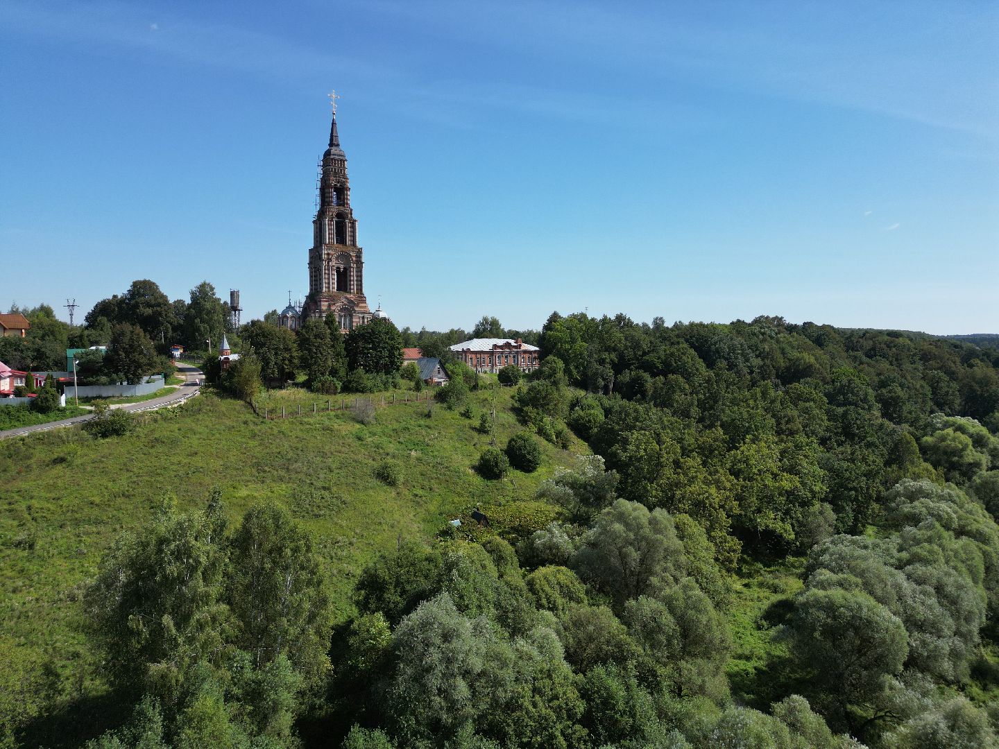 видео с коптера, города, серпухов, культура,