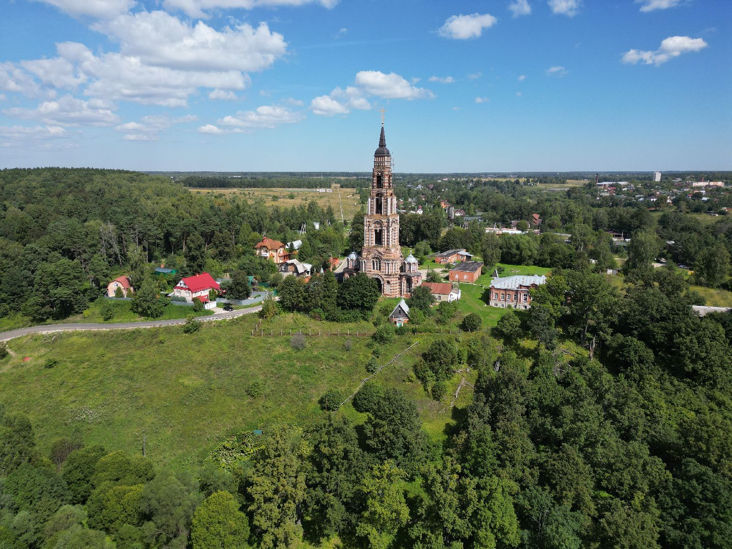 видео с коптера, города, серпухов, культура,