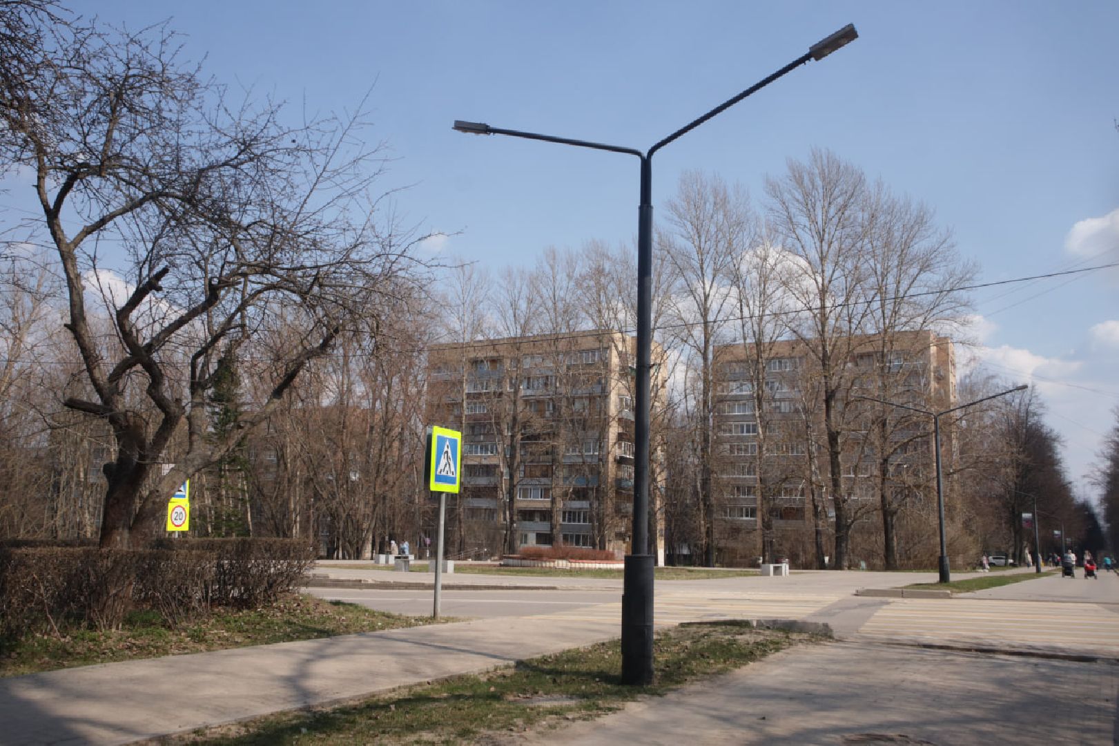 Пущино, Светлый город, освещение, благоустройство