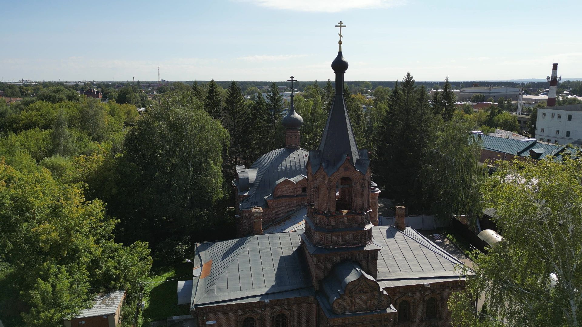 видео с коптера, серпухов, история, города, культура,