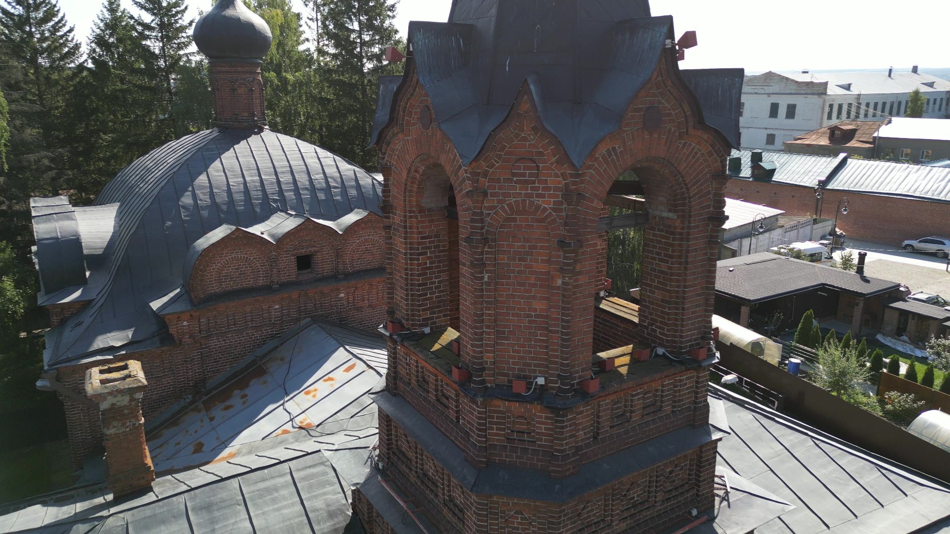 видео с коптера, серпухов, история, города, культура,