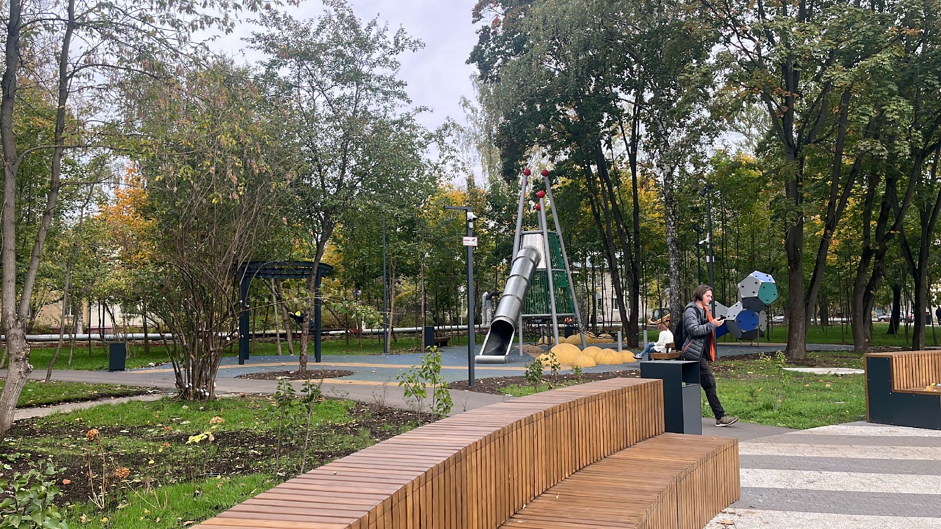 сквер, сквер в балашихе, новый сквер,