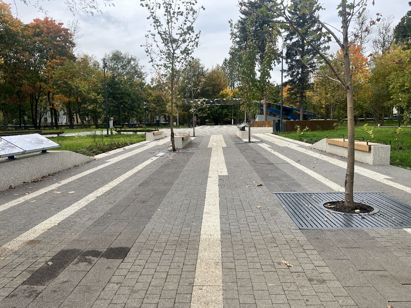 сквер, сквер в балашихе, новый сквер,