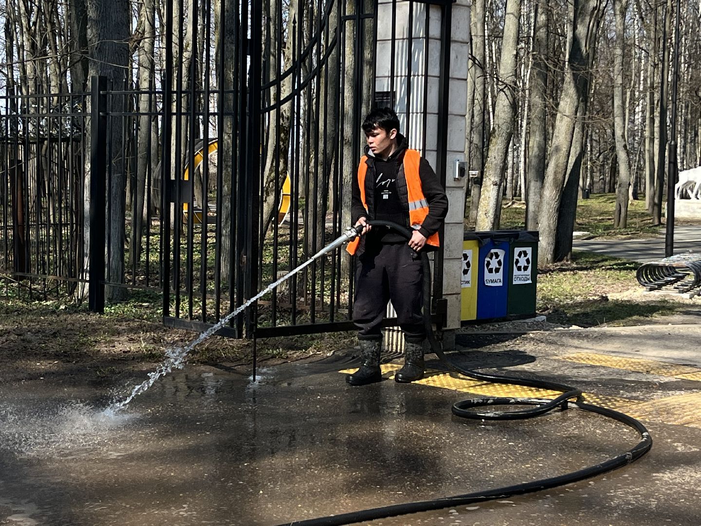 Субботник, чистое Подмосковье, Наро-Фоминск, Центральный парк Наро-Фоминска, Наро-Фоминский городской округ