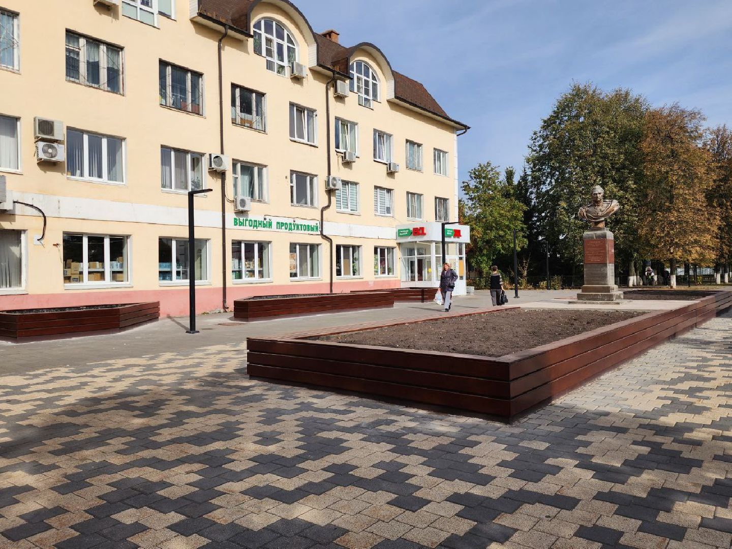 Серебряные Пруды, благоустройство, площадь Дохтурова,